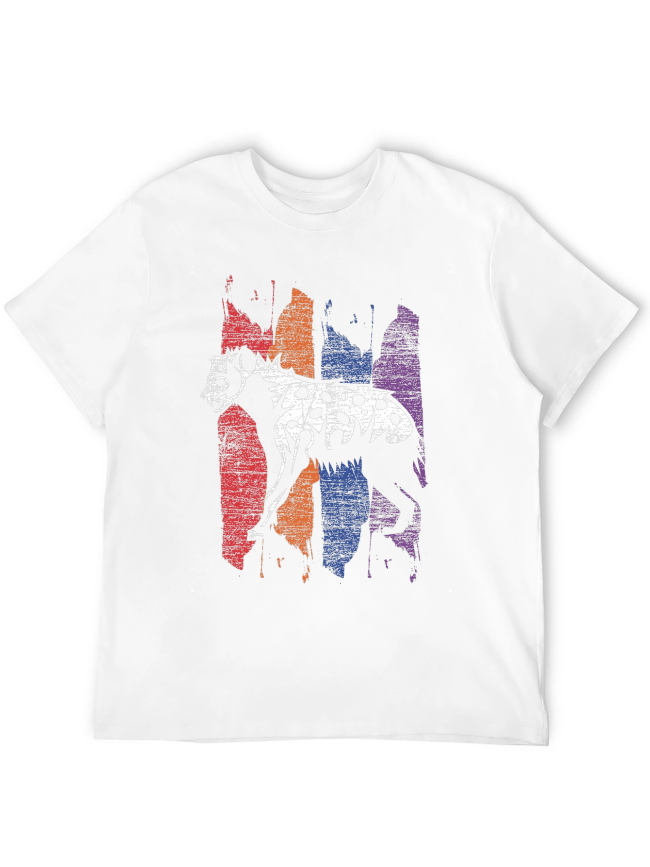 Hyena Graphic Tee - Mens Crew Neck T-Shirt