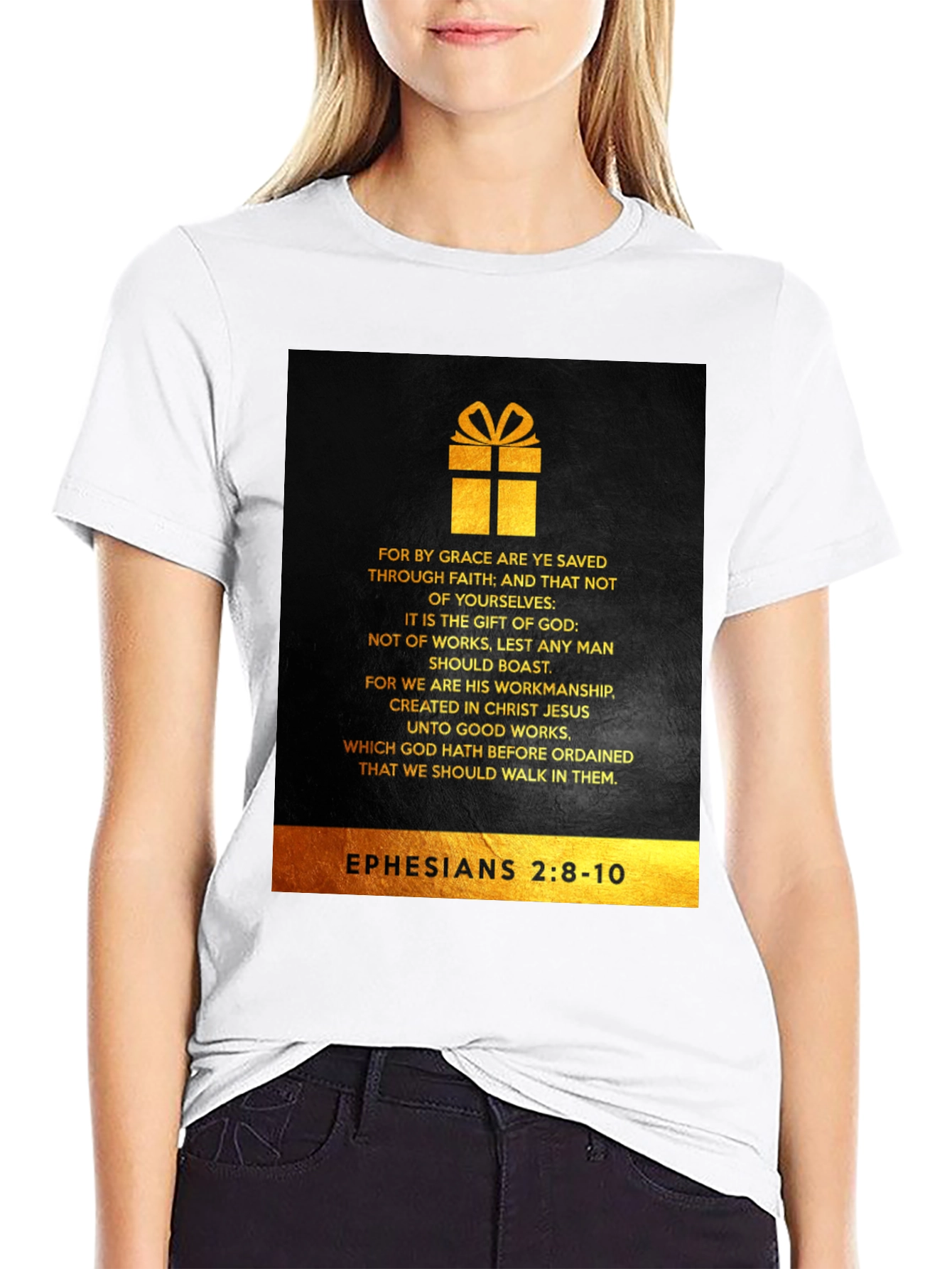 Ephesians 2:8-10 Christian T-Shirt