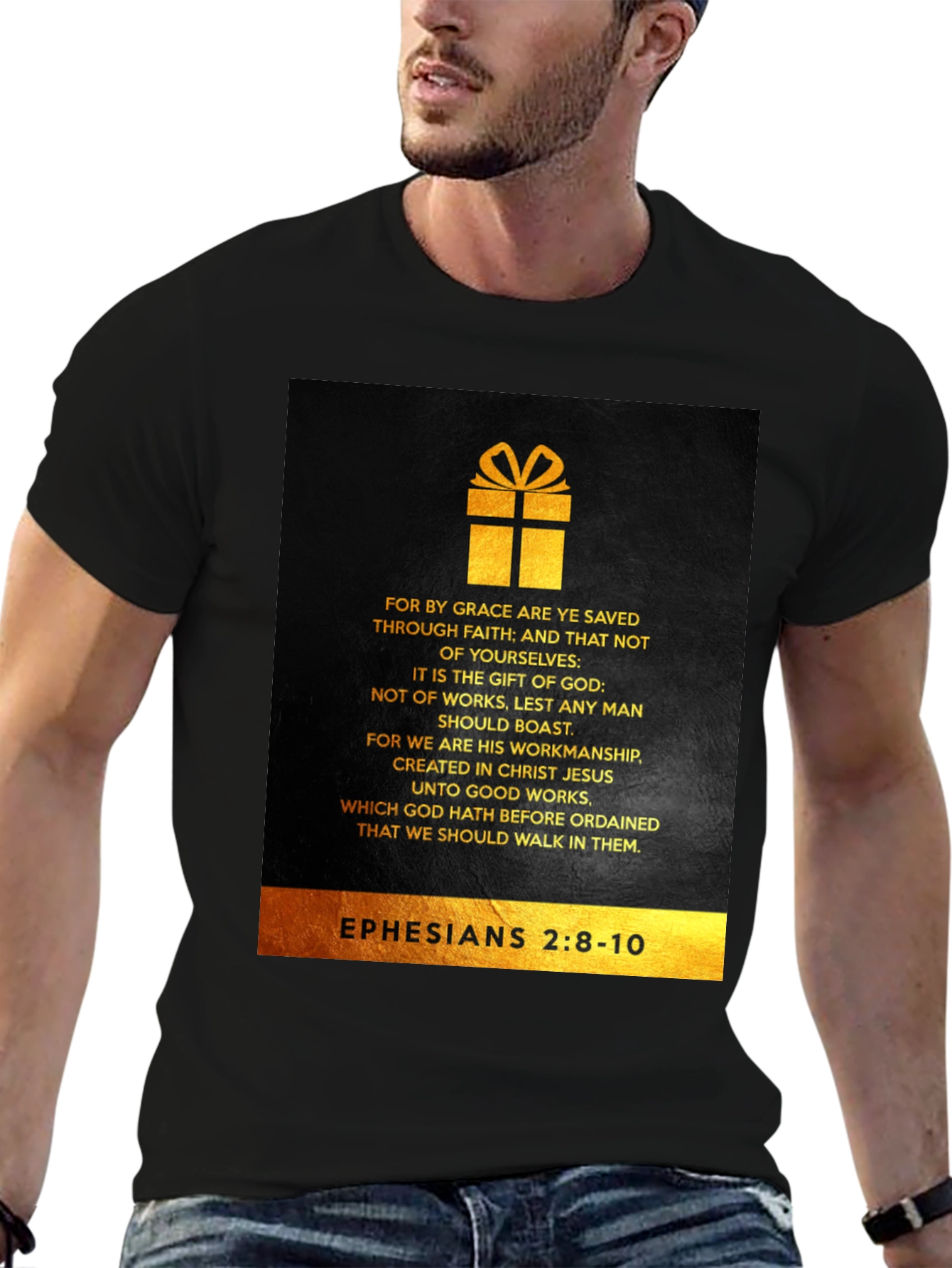 Ephesians 2:8-10 Christian T-Shirt