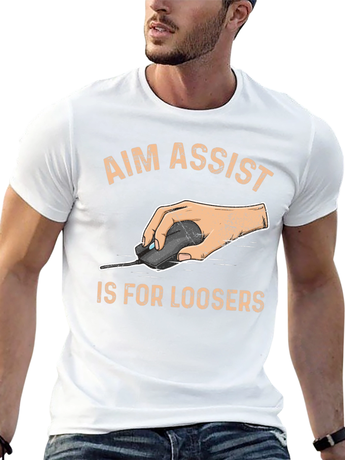Aim Assist Is For Loosers - Gamer T-Shirt