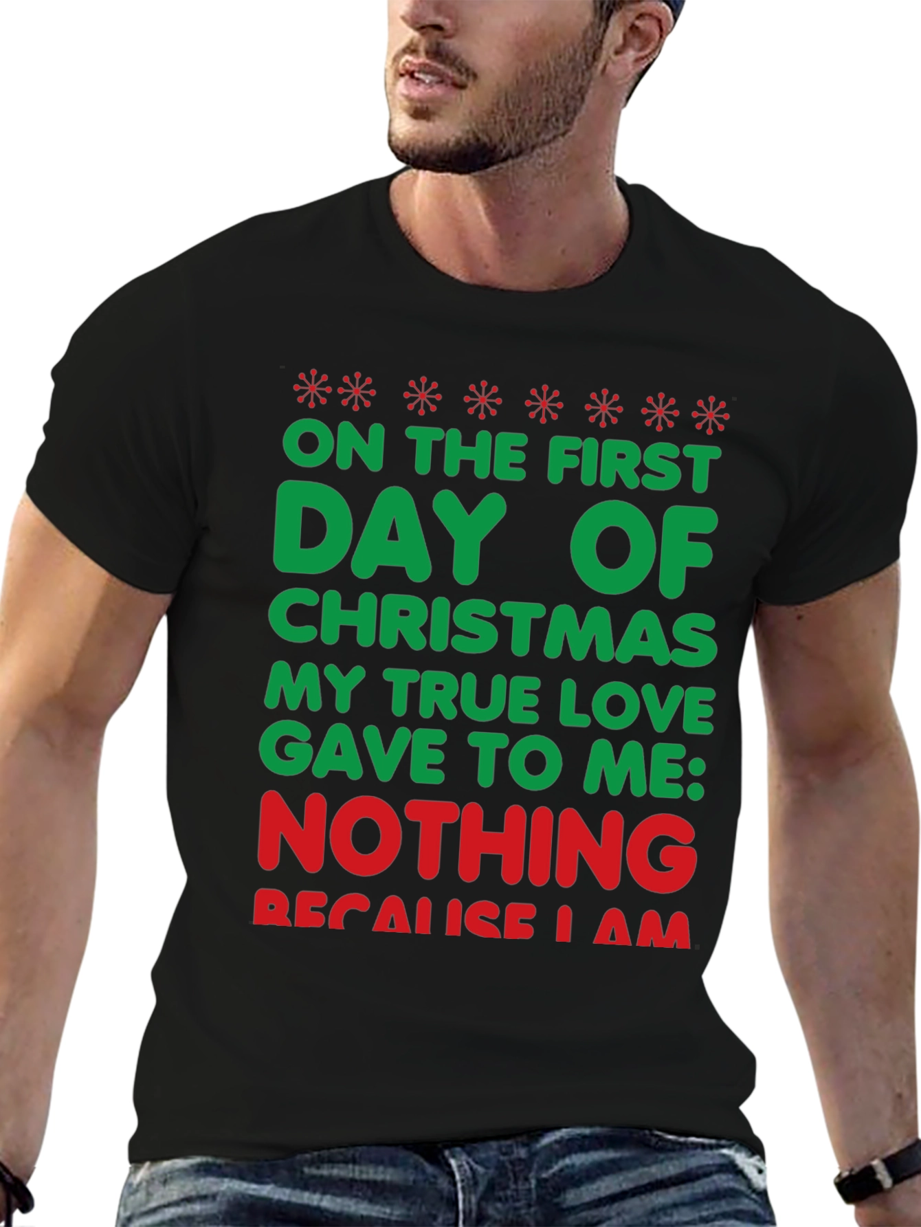 Funny Christmas T-Shirt - On The First Day