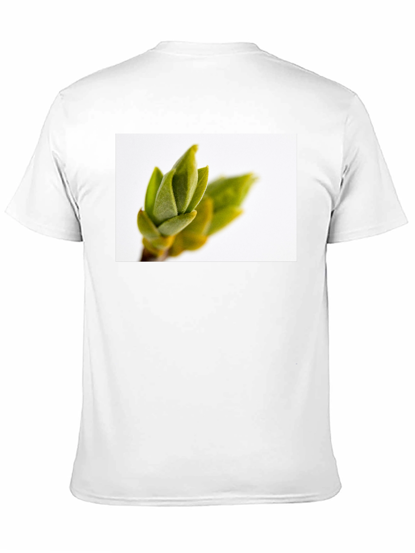 Nature Print Black T-Shirt