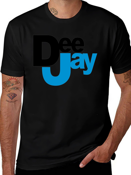 DeeJay Graphic Black T-Shirt