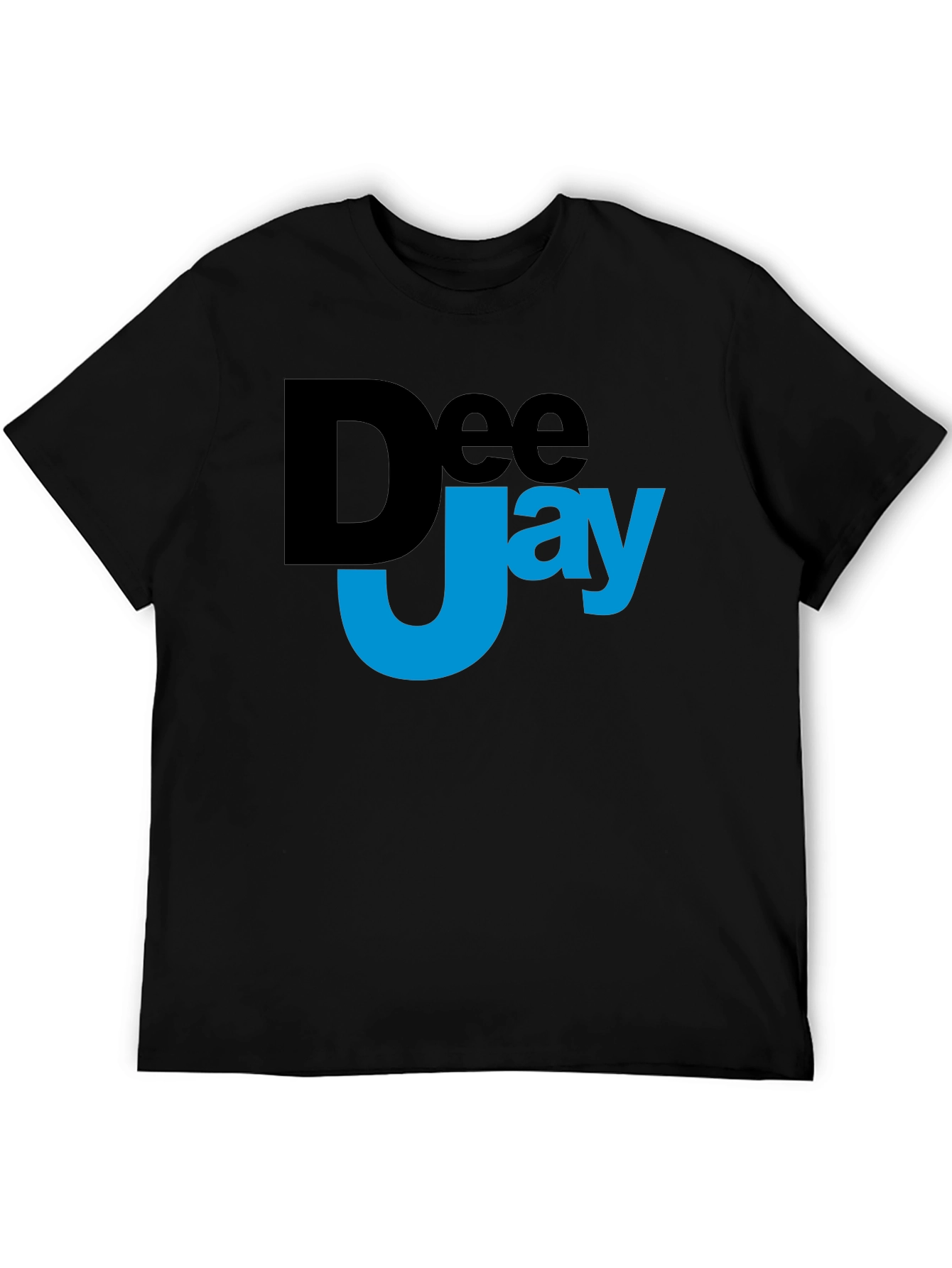 DeeJay Graphic Black T-Shirt
