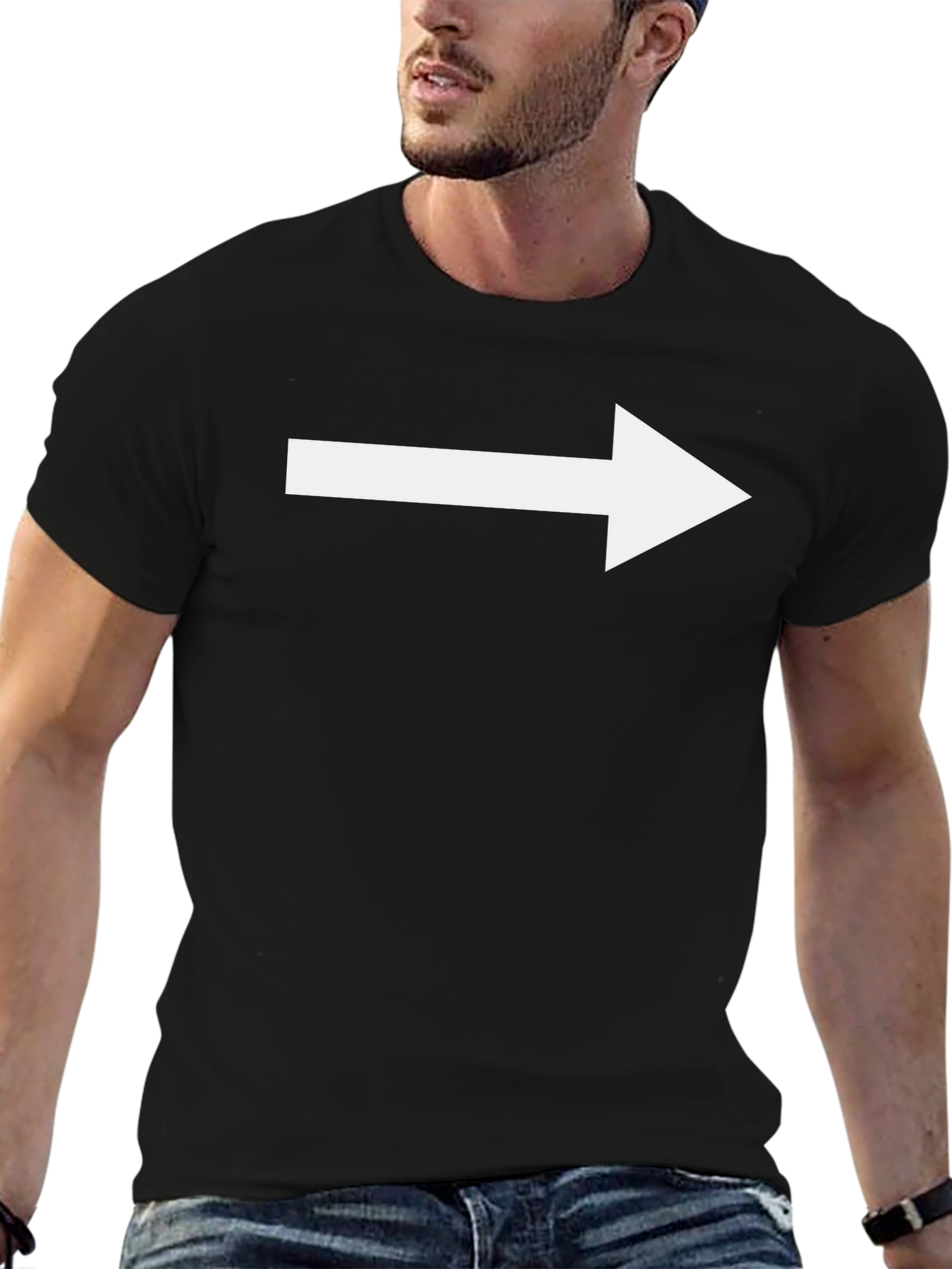 Arrow Graphic Tee - Bold Direction T-Shirt