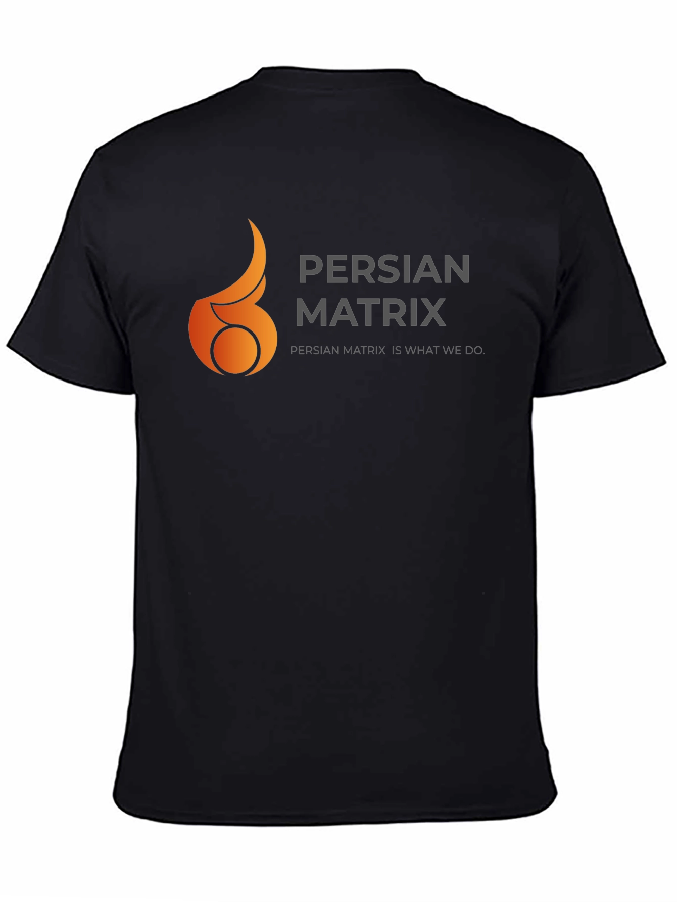 Persian Matrix Black Graphic Tee