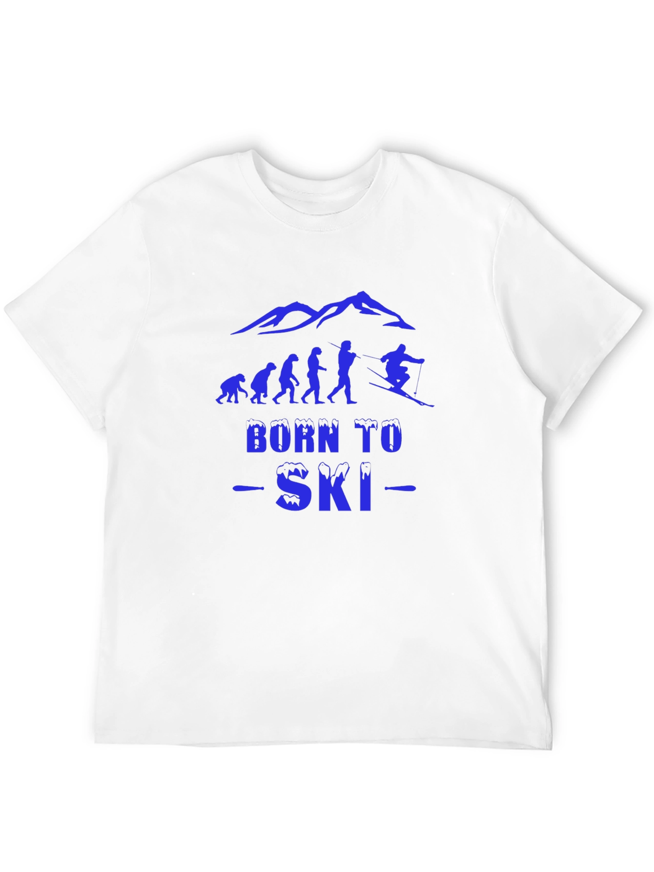 Born to Ski Black T-Shirt