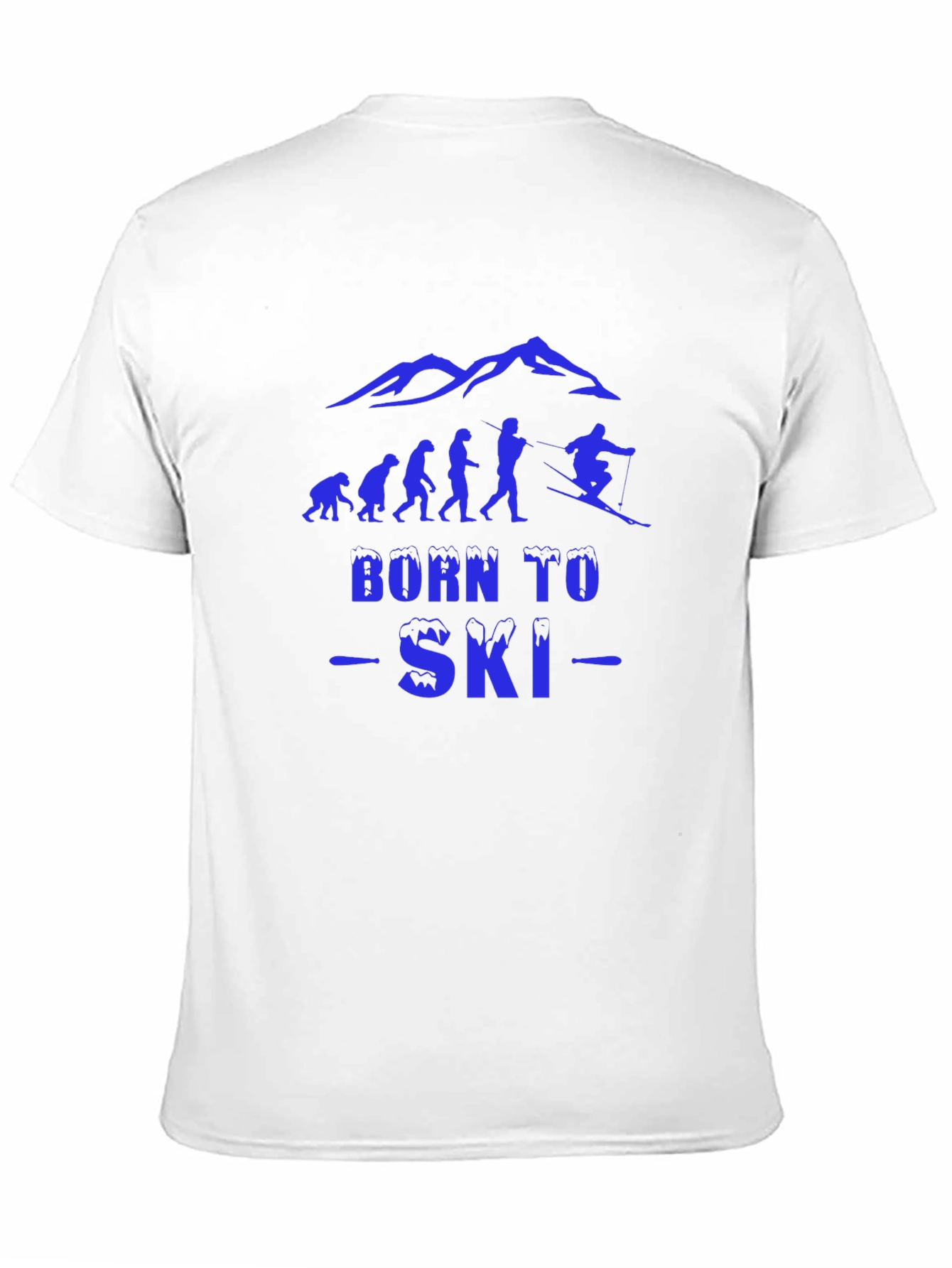 Born to Ski Black T-Shirt