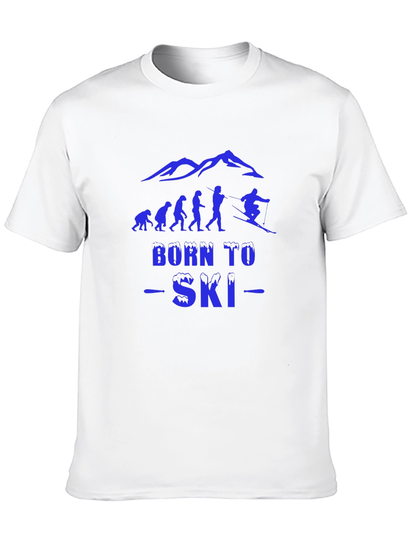 Born to Ski Black T-Shirt