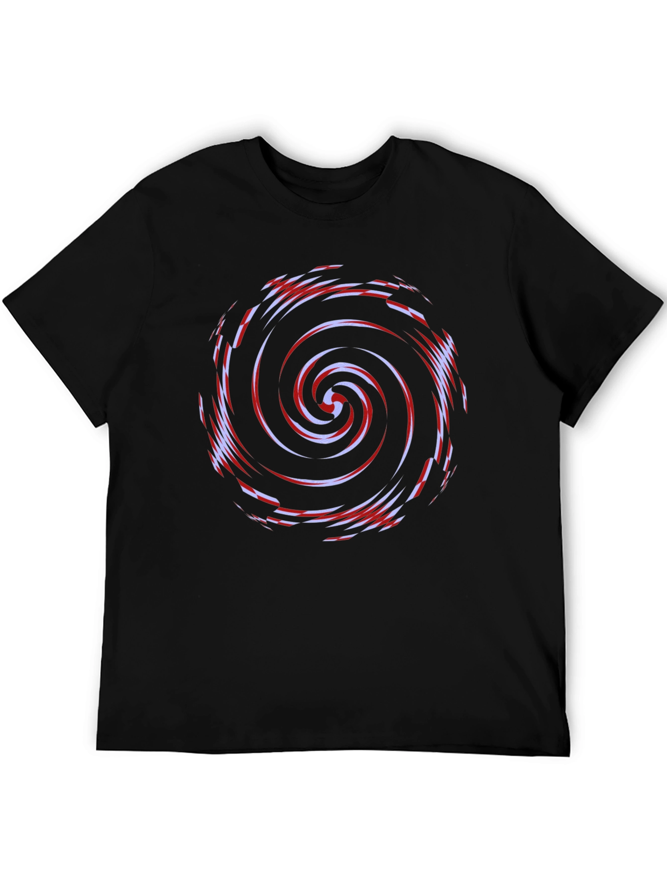 Vortex Swirl Graphic T-Shirt - Modern Design