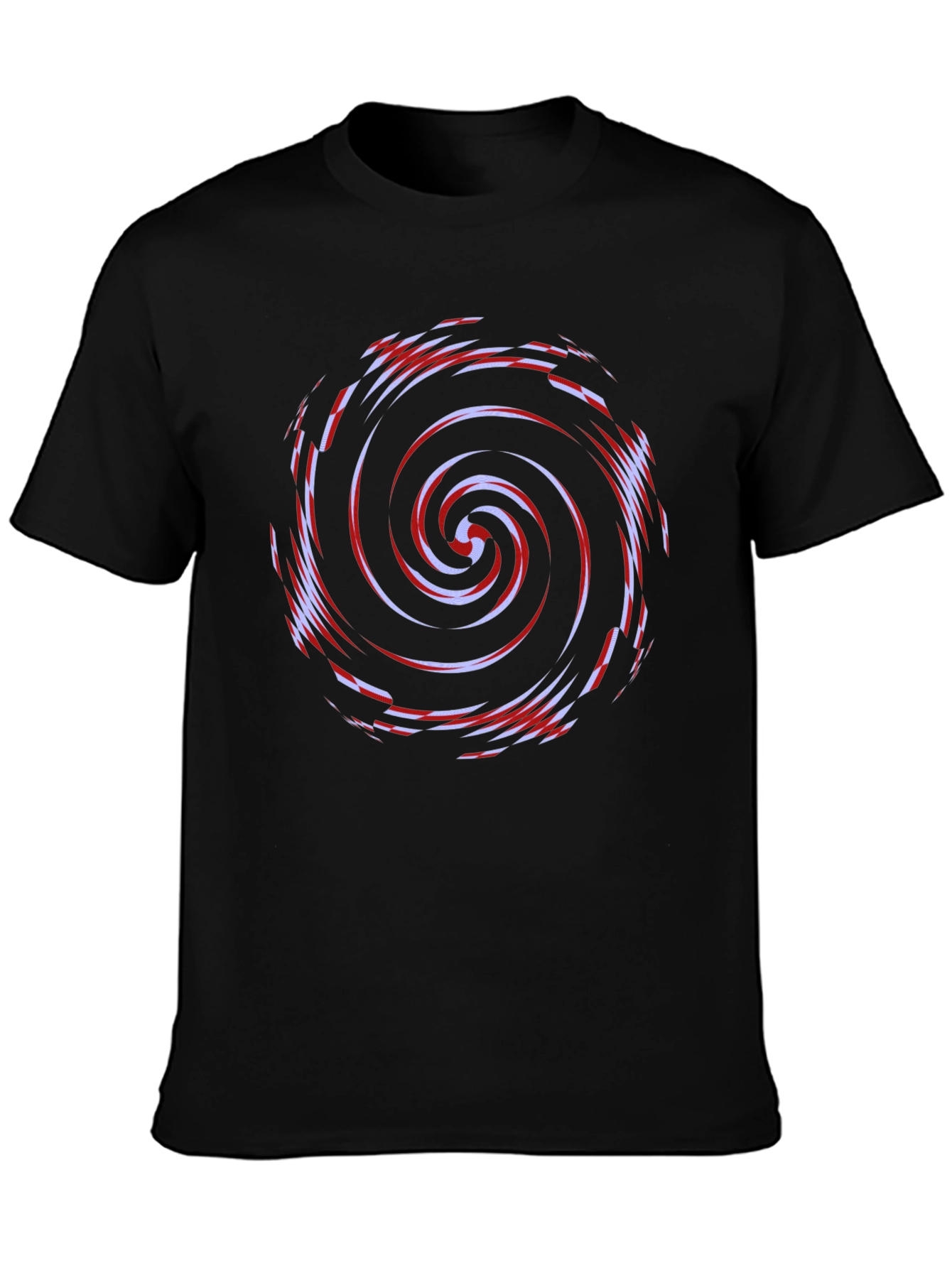 Vortex Swirl Graphic T-Shirt - Modern Design