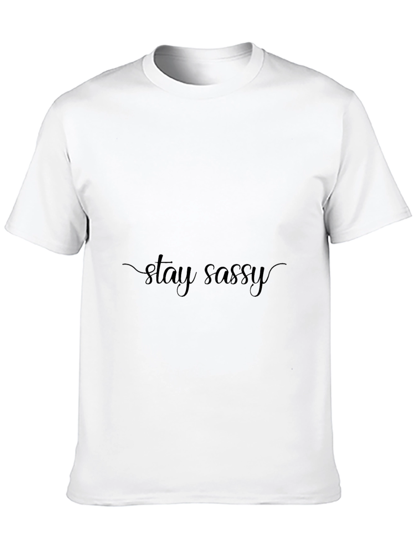 Stay Sassy Black T-Shirt - Stylish and Comfortable