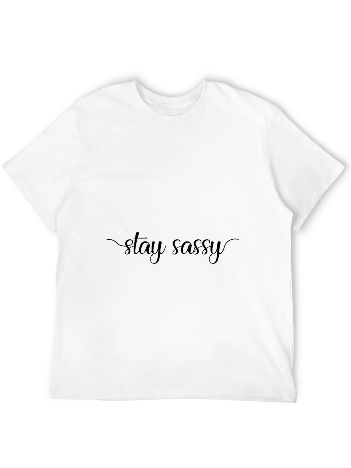 Stay Sassy Black T-Shirt - Stylish and Comfortable