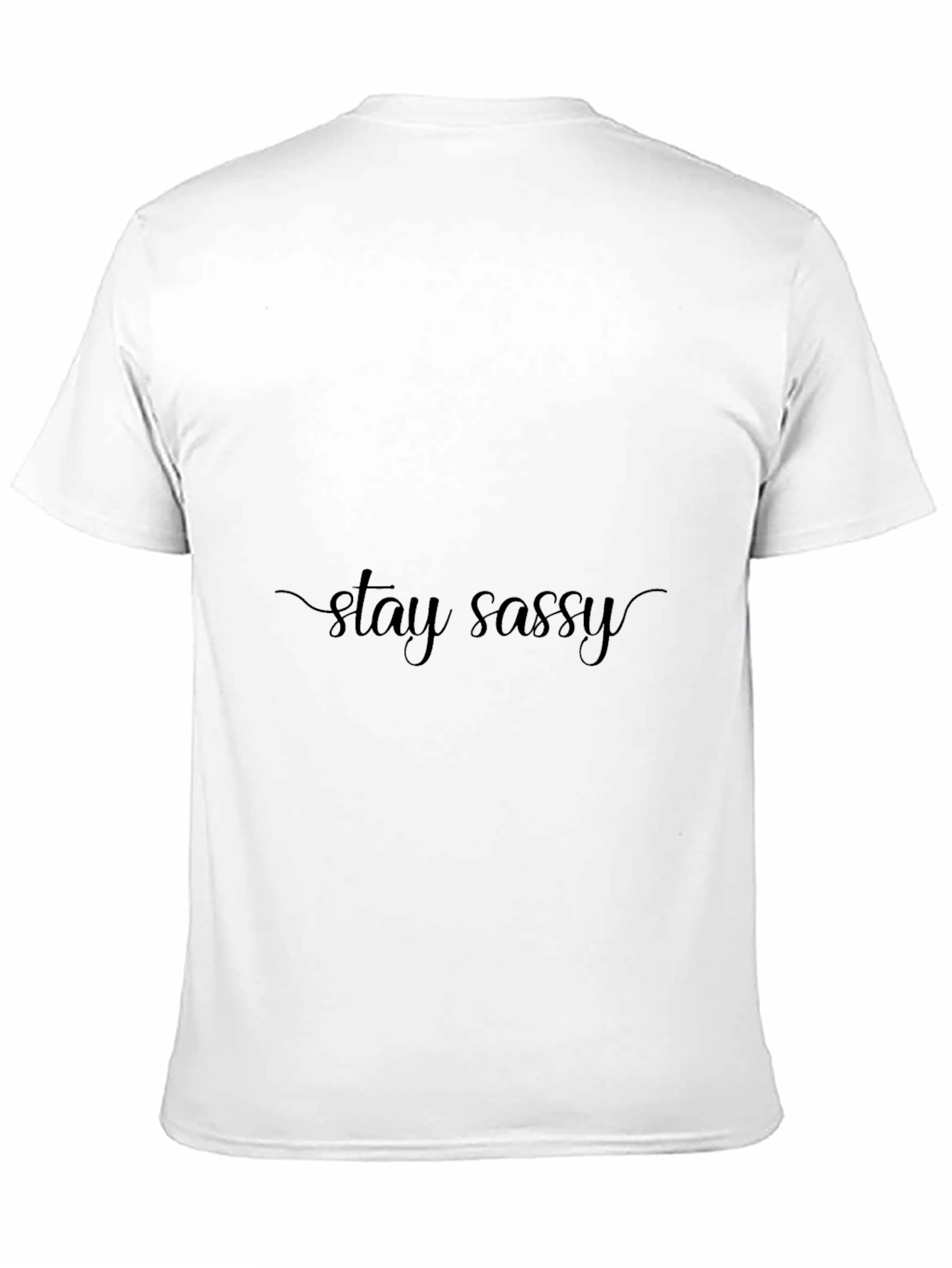 Stay Sassy Black T-Shirt - Stylish and Comfortable