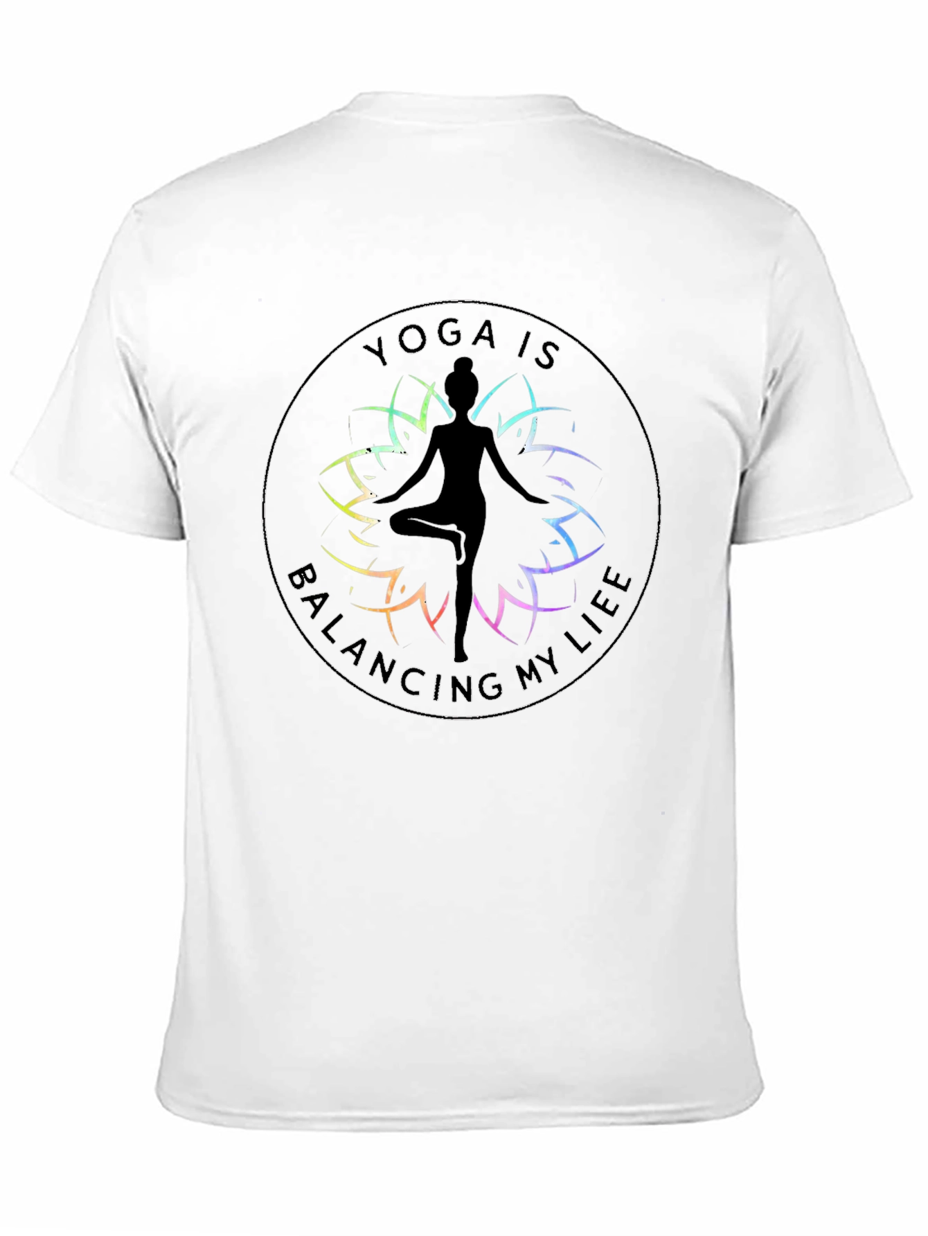 Yoga Is Balancing My Life Graphic Tee