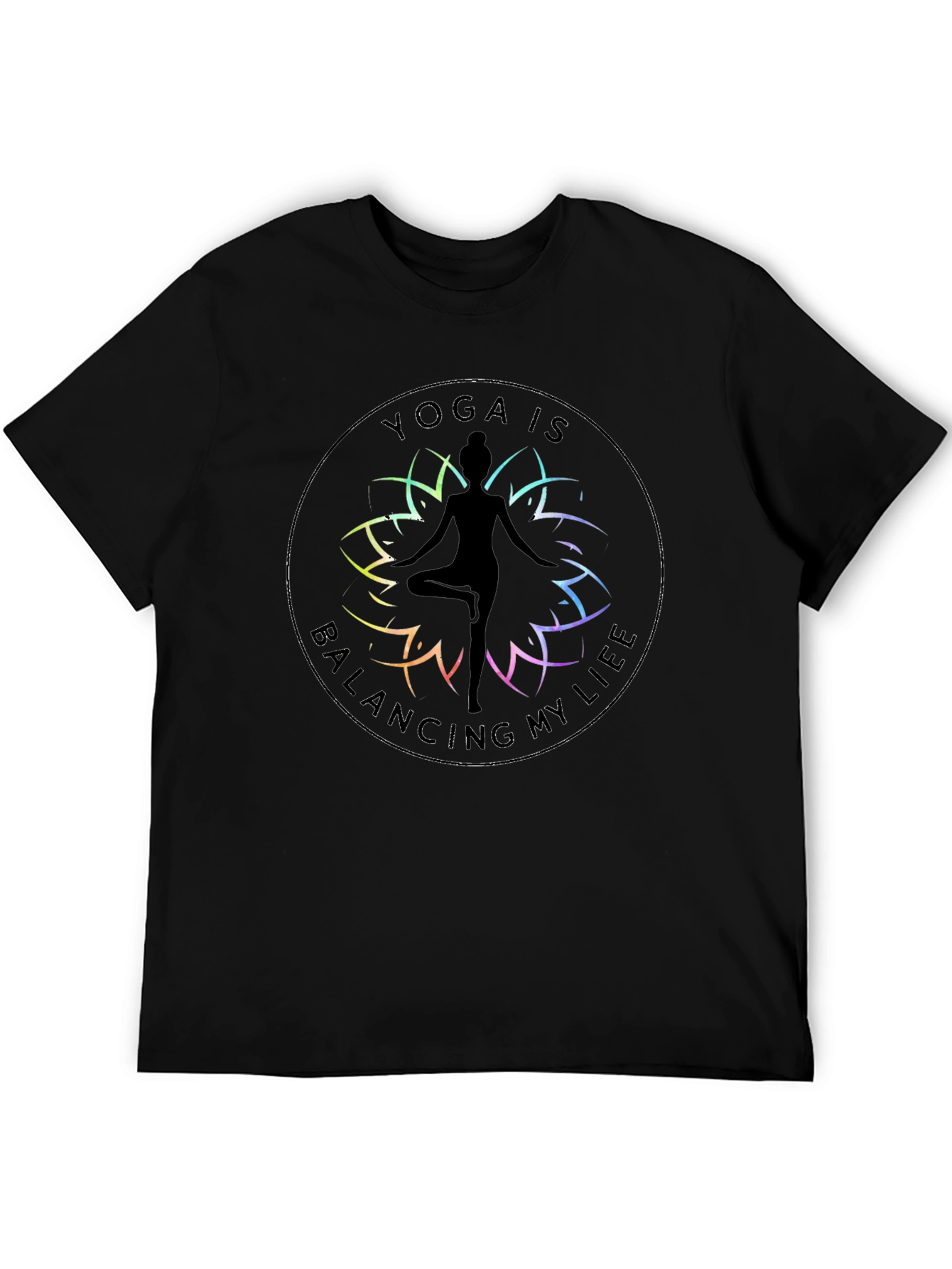 Yoga Is Balancing My Life Graphic Tee