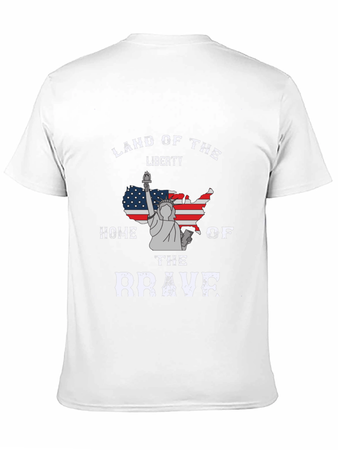 Land of Liberty USA Flag Graphic T-Shirt