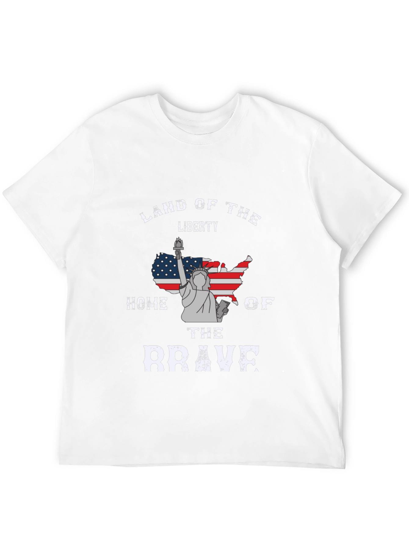 Land of Liberty USA Flag Graphic T-Shirt
