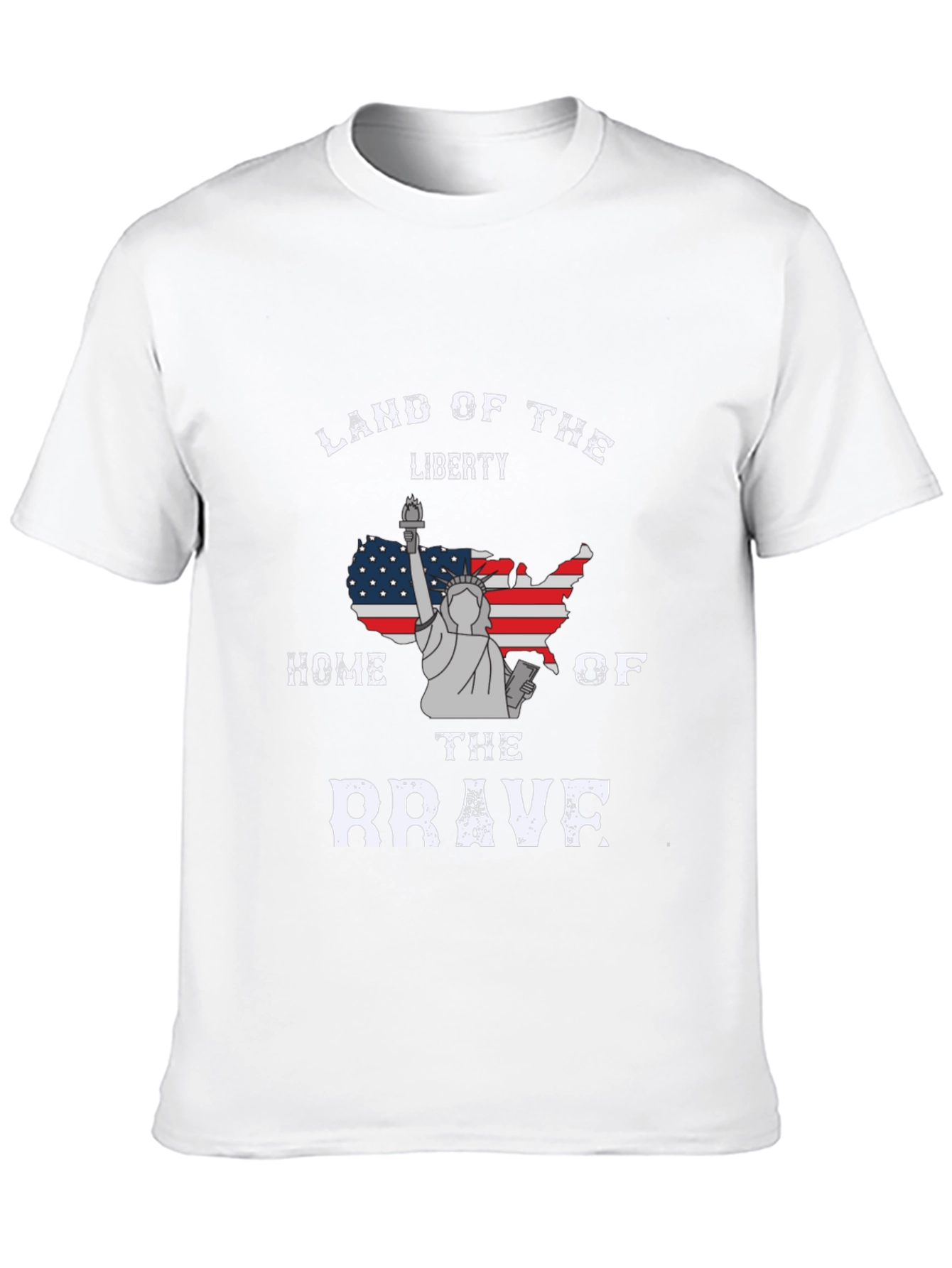 Land of Liberty USA Flag Graphic T-Shirt