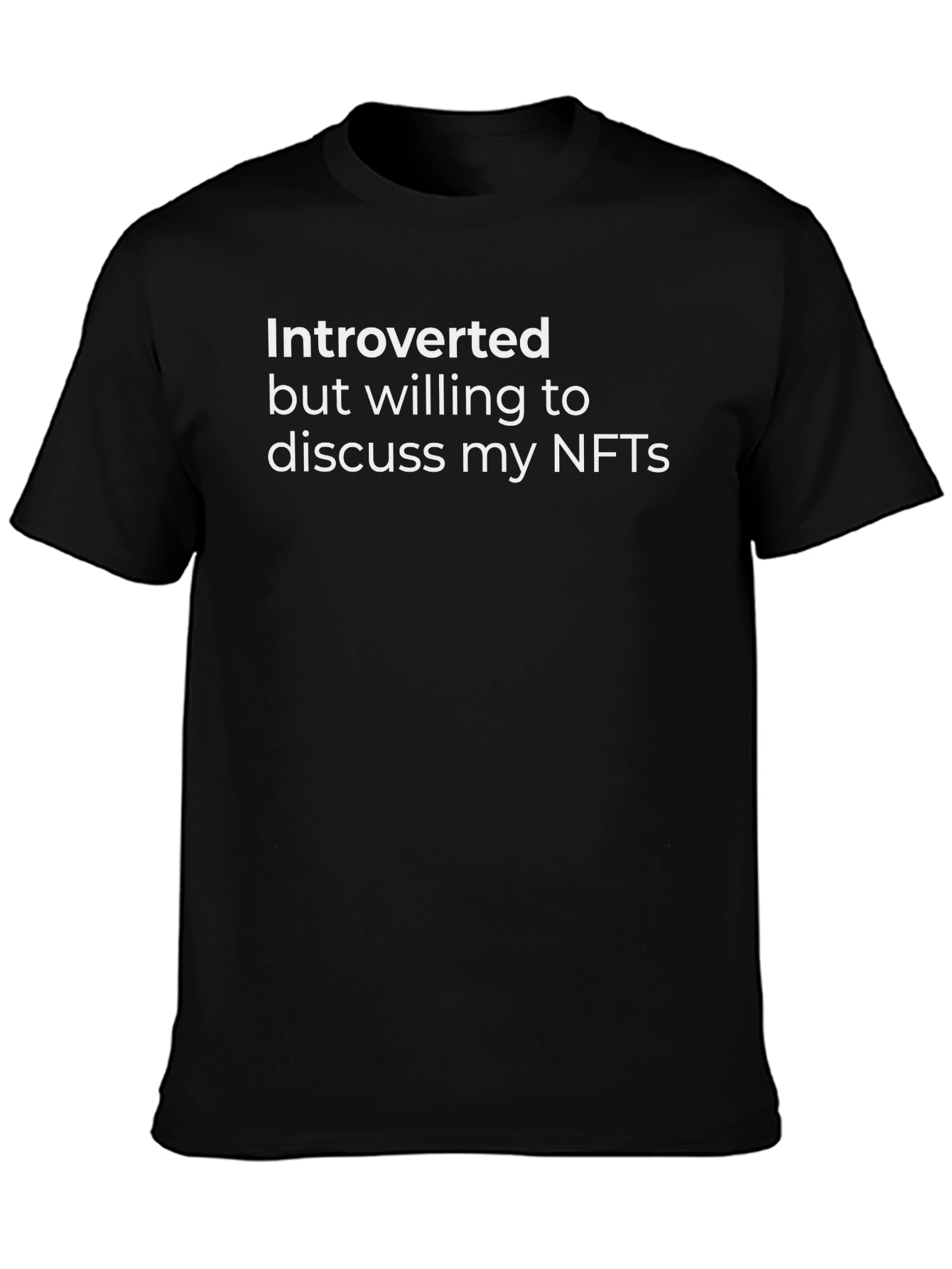 Introverted NFT Enthusiast T-Shirt