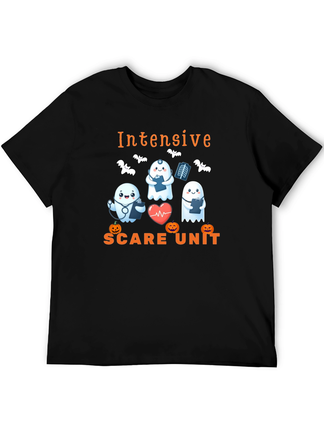 Intensive Scare Unit Halloween Graphic Tee