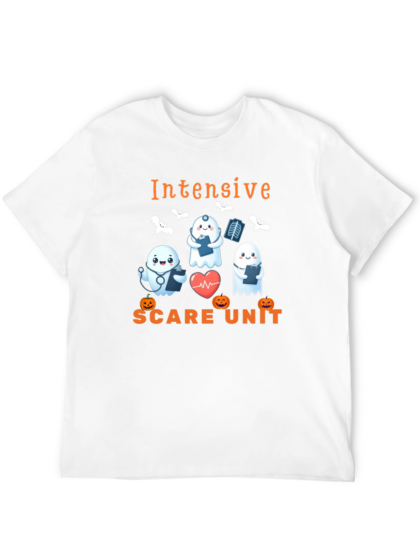 Intensive Scare Unit Halloween Graphic Tee
