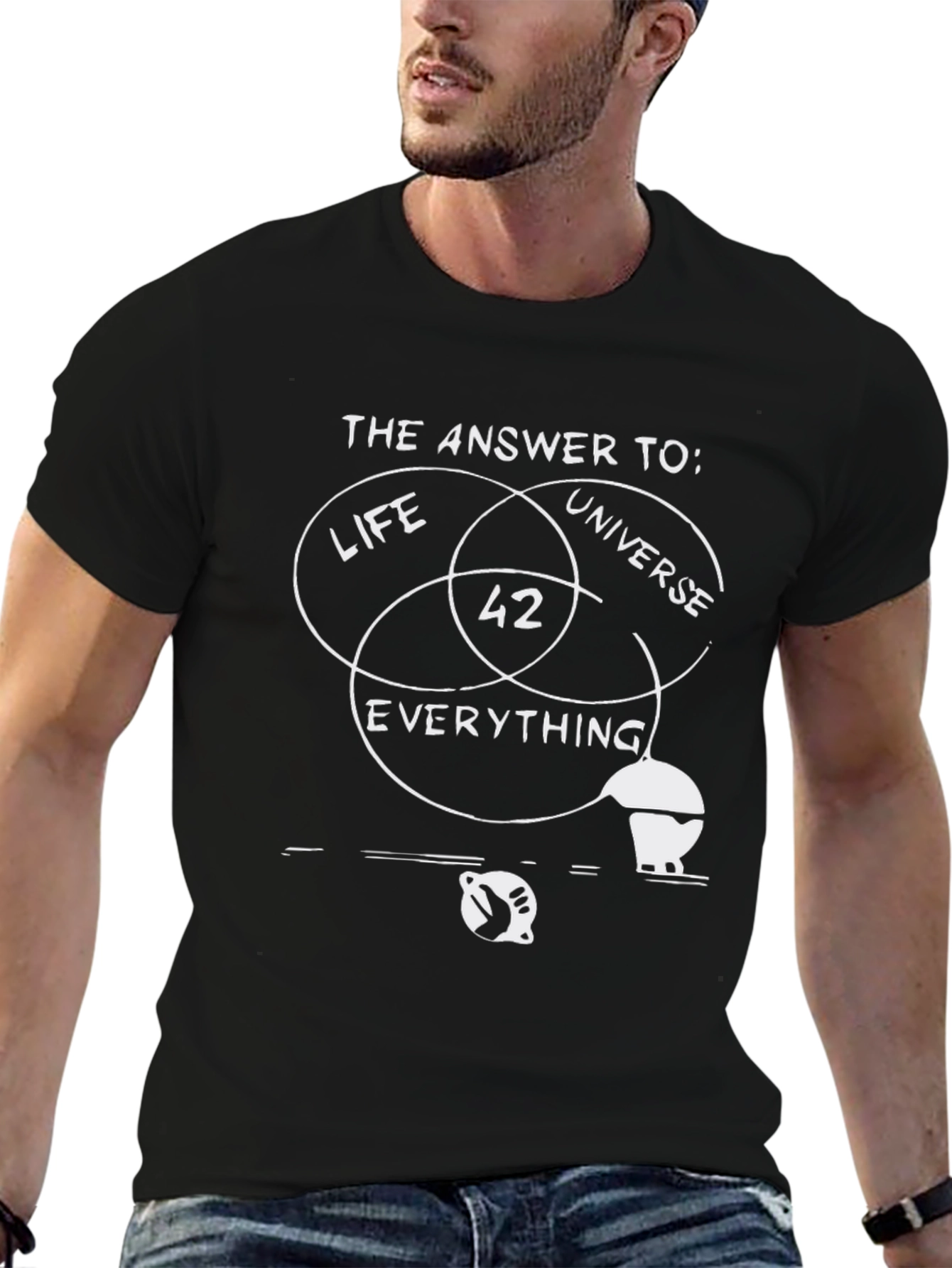 The Answer is 42 Mens Graphic Tee