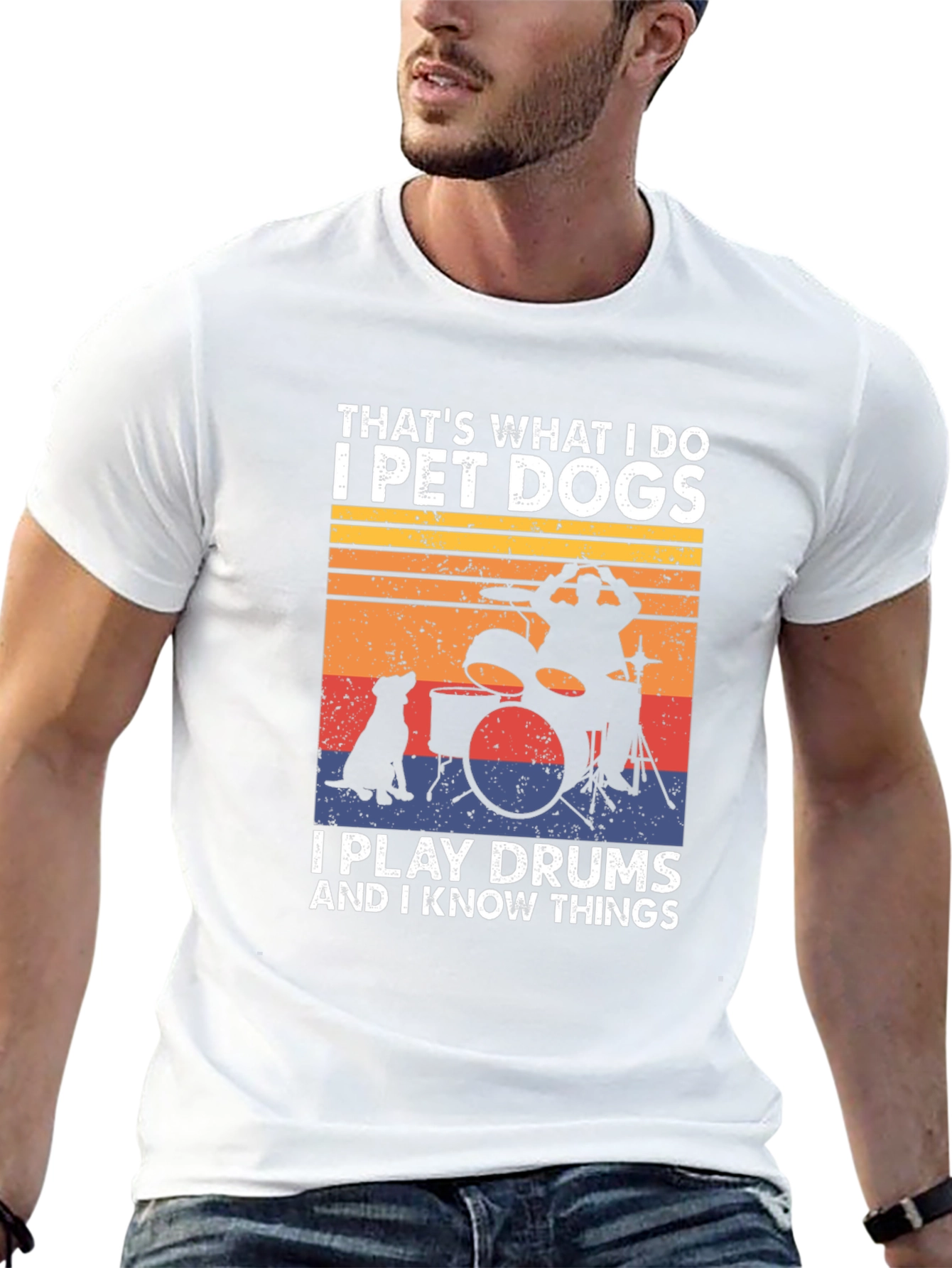 Pet Dogs Drums and Knowing Things T-Shirt
