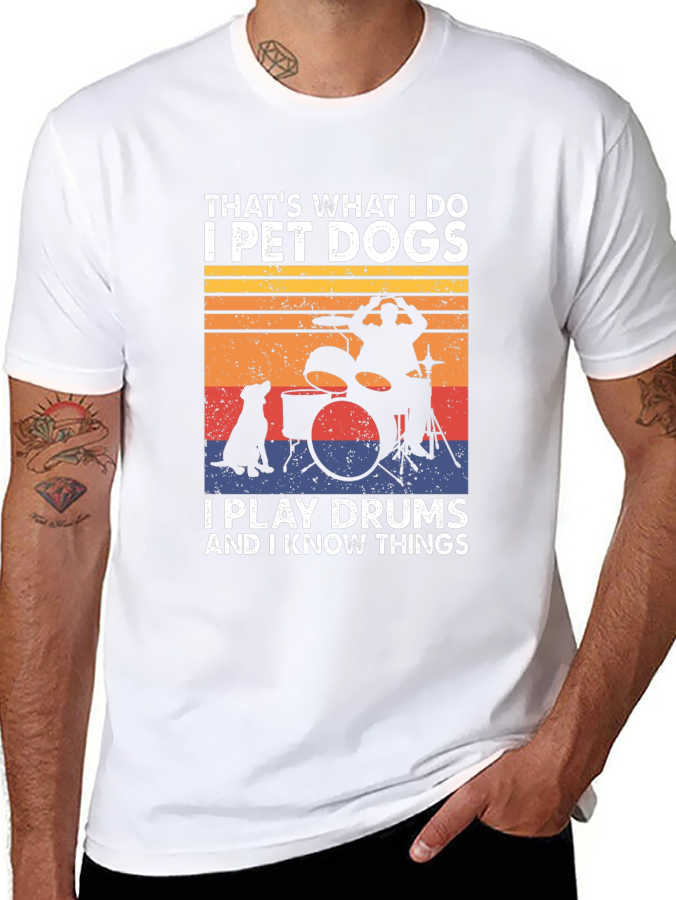 Pet Dogs Drums and Knowing Things T-Shirt