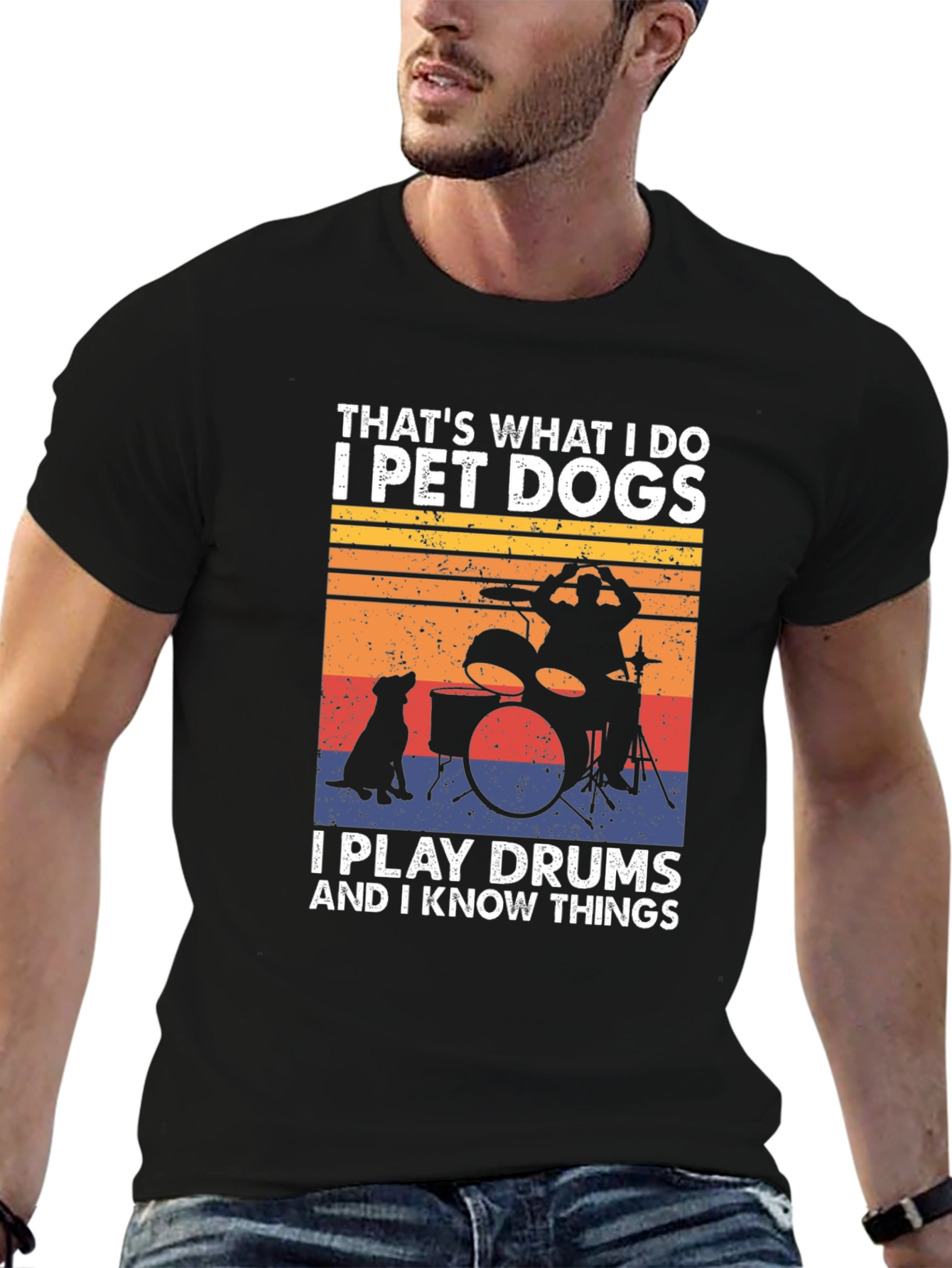 Pet Dogs Drums and Knowing Things T-Shirt