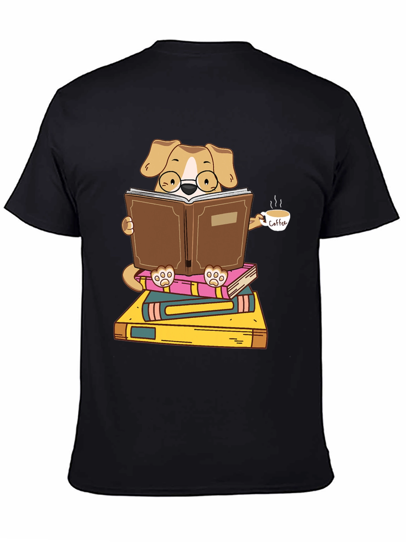 Bookish Dog T-Shirt - Cute Reader Design