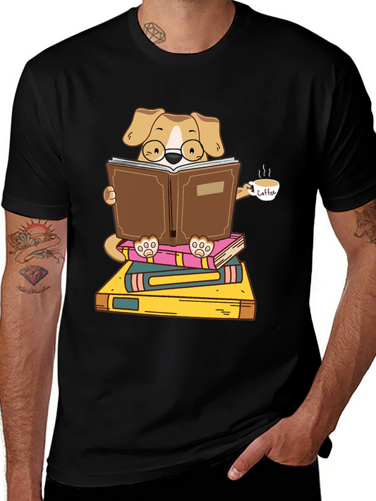 Bookish Dog T-Shirt - Cute Reader Design