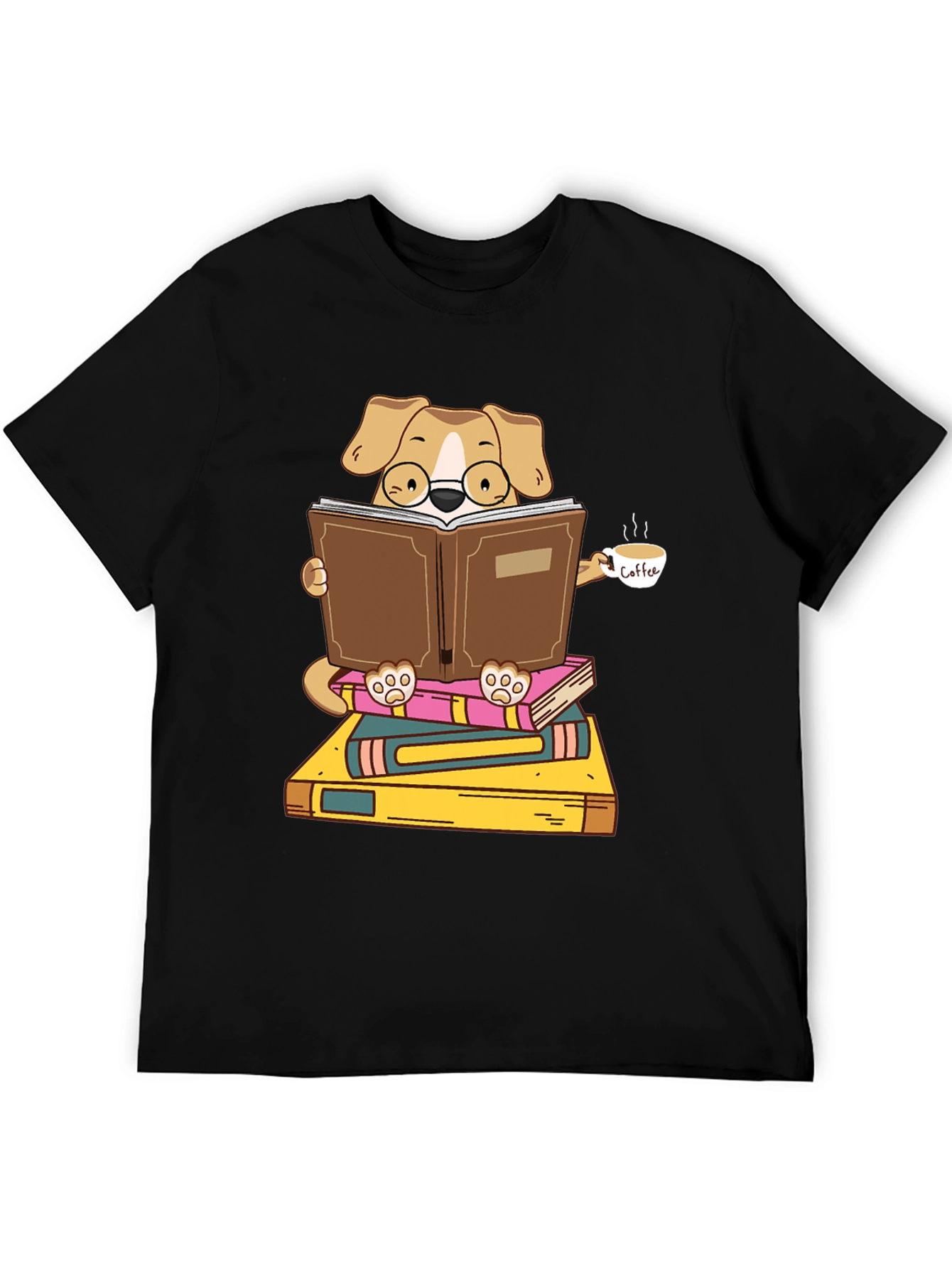 Bookish Dog T-Shirt - Cute Reader Design