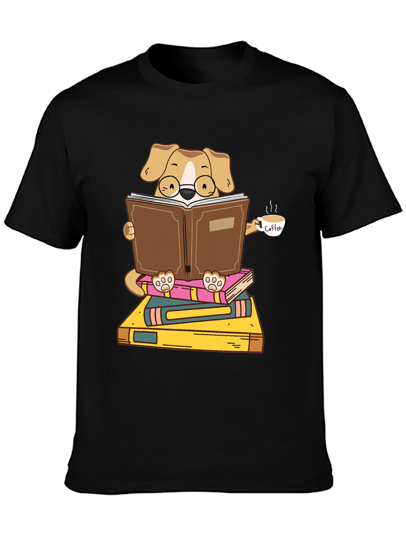 Bookish Dog T-Shirt - Cute Reader Design