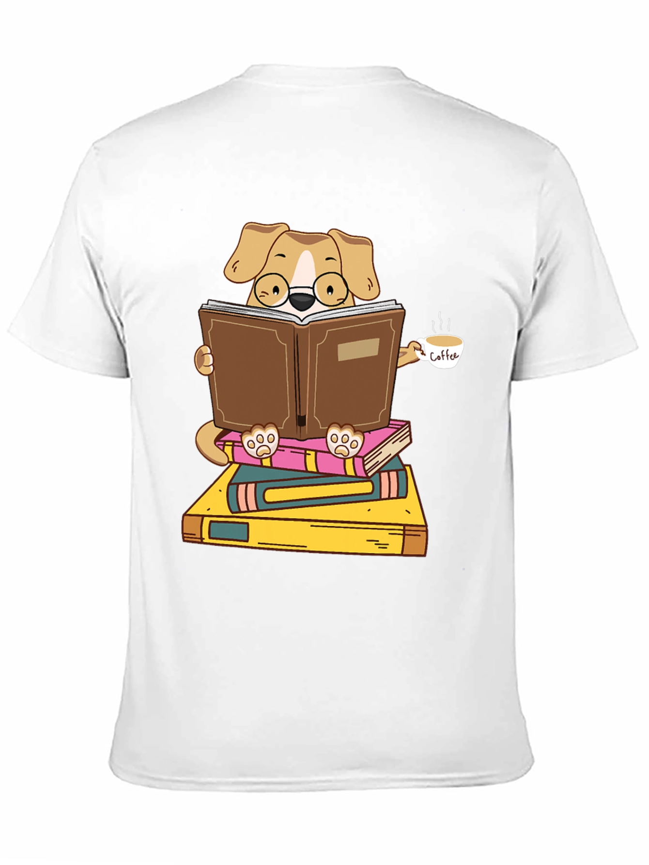 Bookish Dog T-Shirt - Cute Reader Design