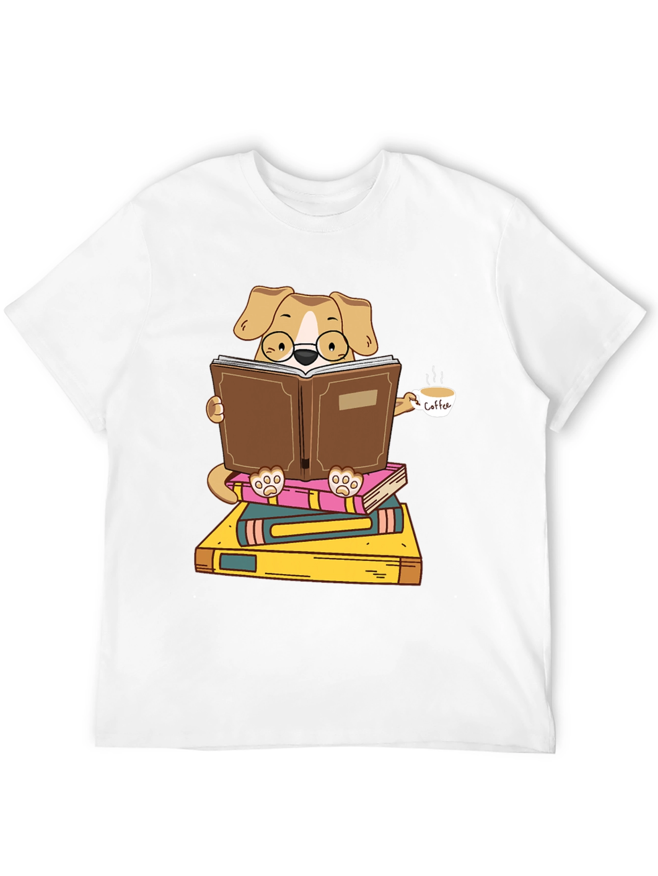 Bookish Dog T-Shirt - Cute Reader Design