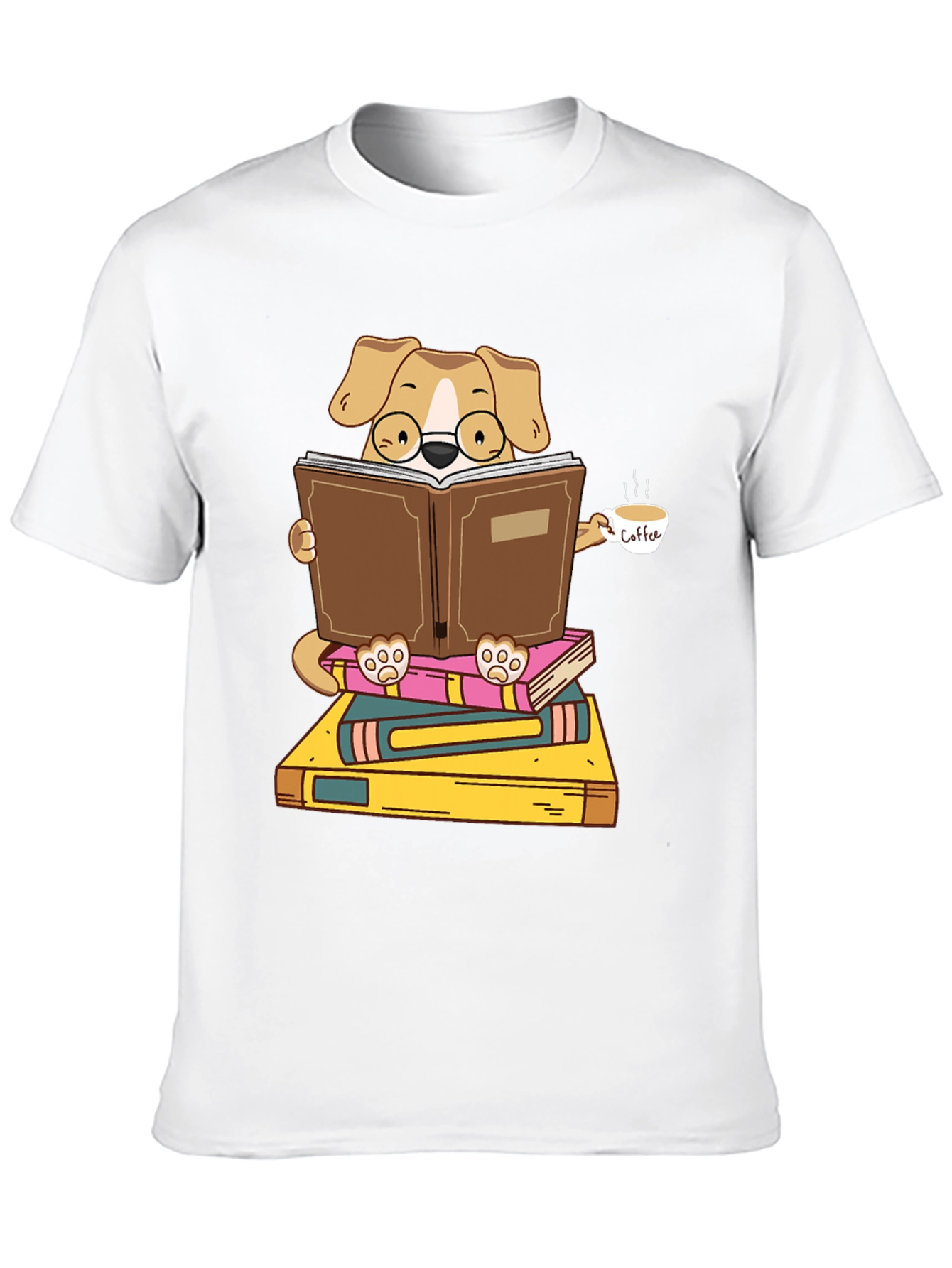 Bookish Dog T-Shirt - Cute Reader Design