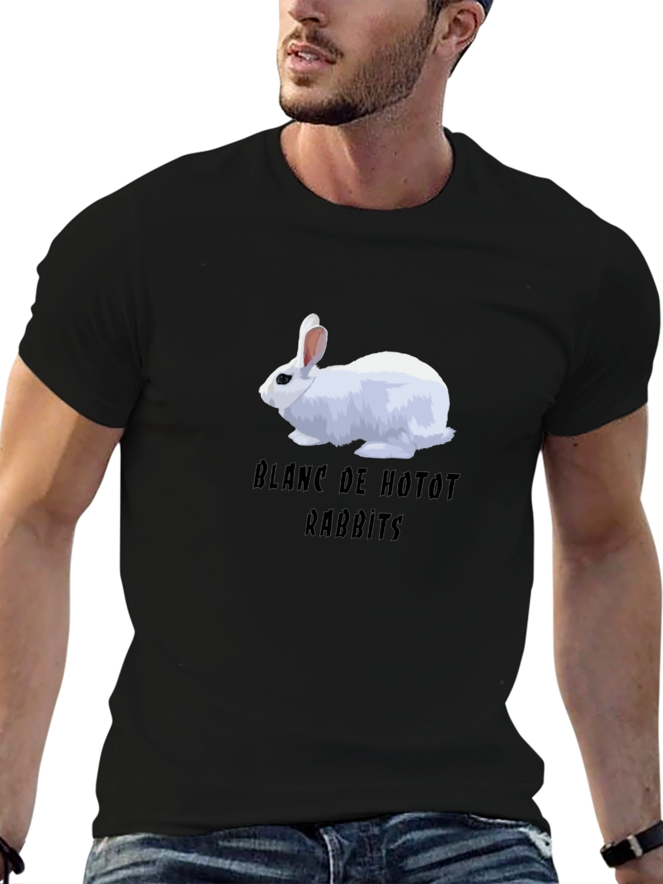 Blanc de Hotot Rabbits Graphic Tee