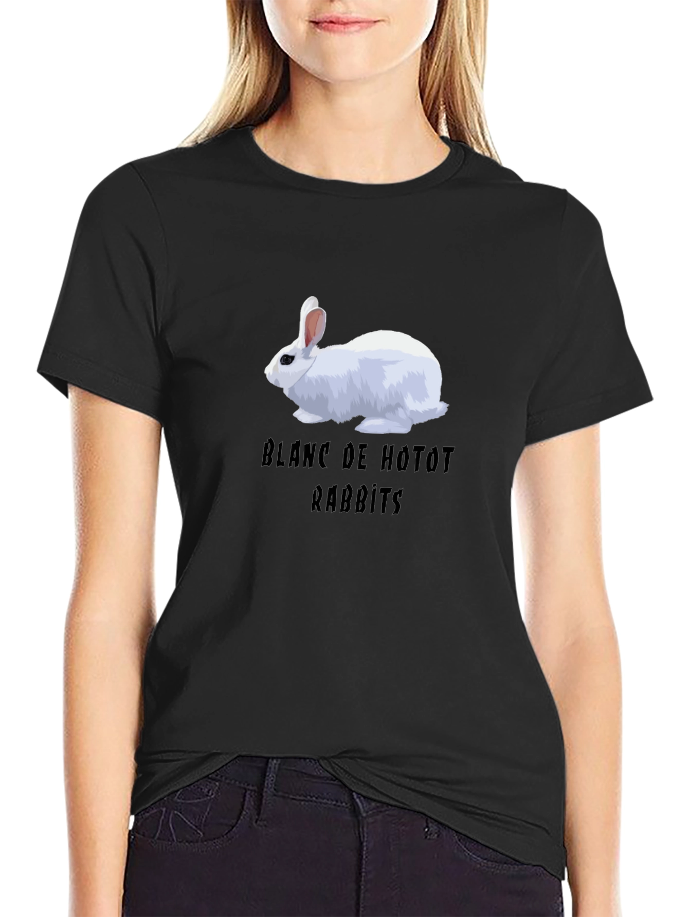 Blanc de Hotot Rabbits Graphic Tee