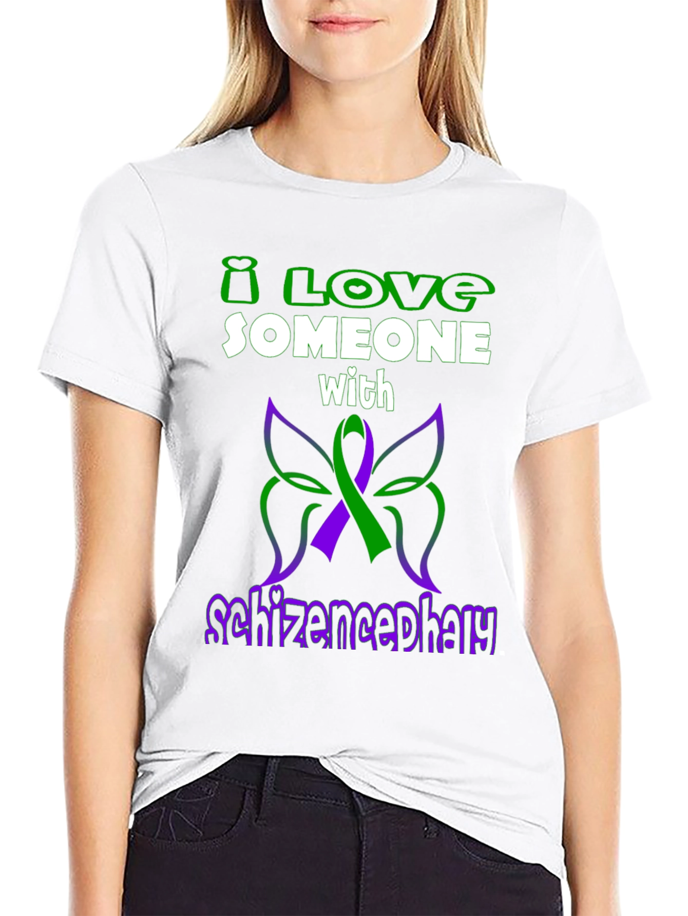 I Love Someone With Schizencephaly T-Shirt