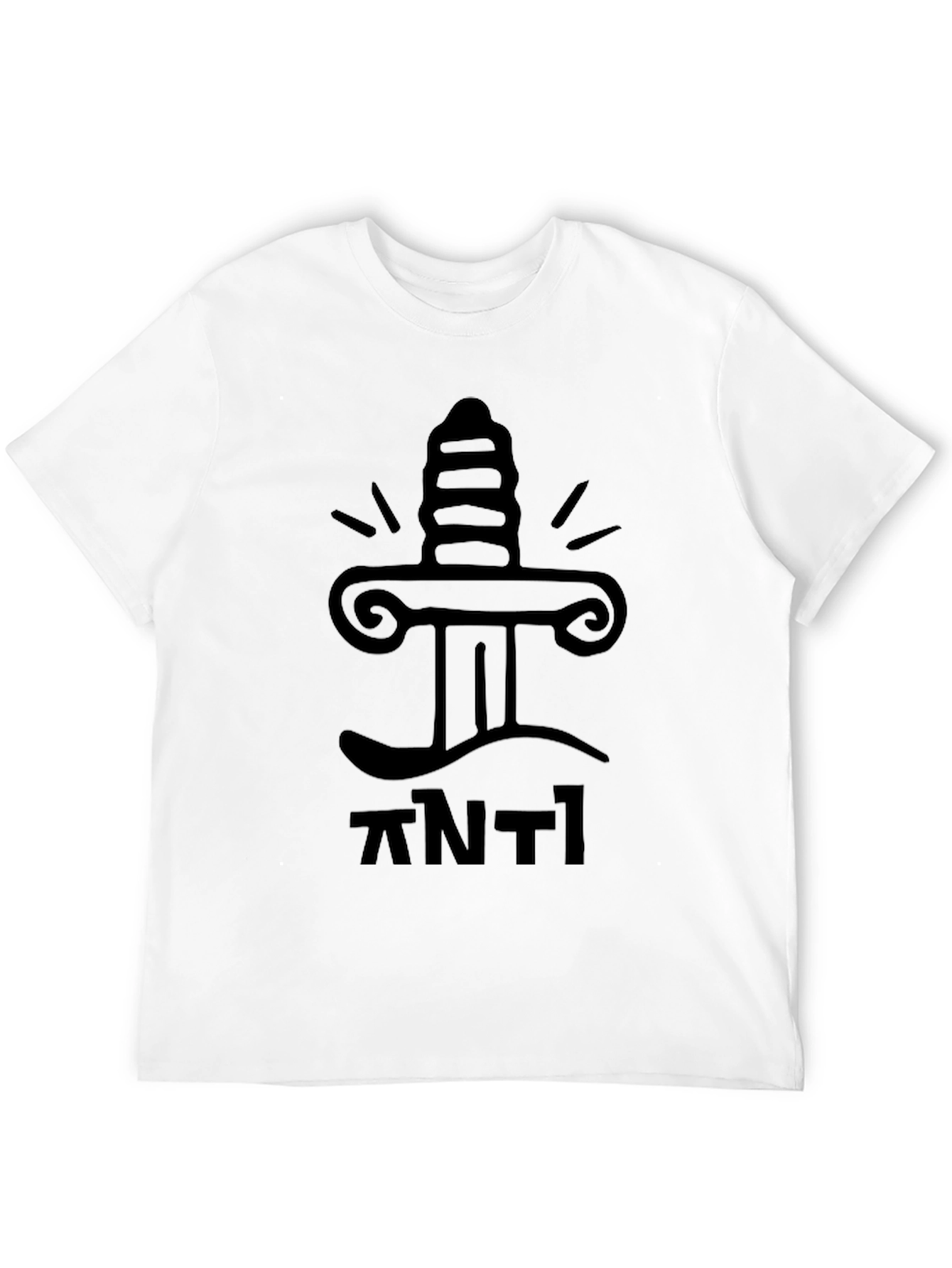 Anti Dagger Graphic T-Shirt - Edgy Streetwear Tee