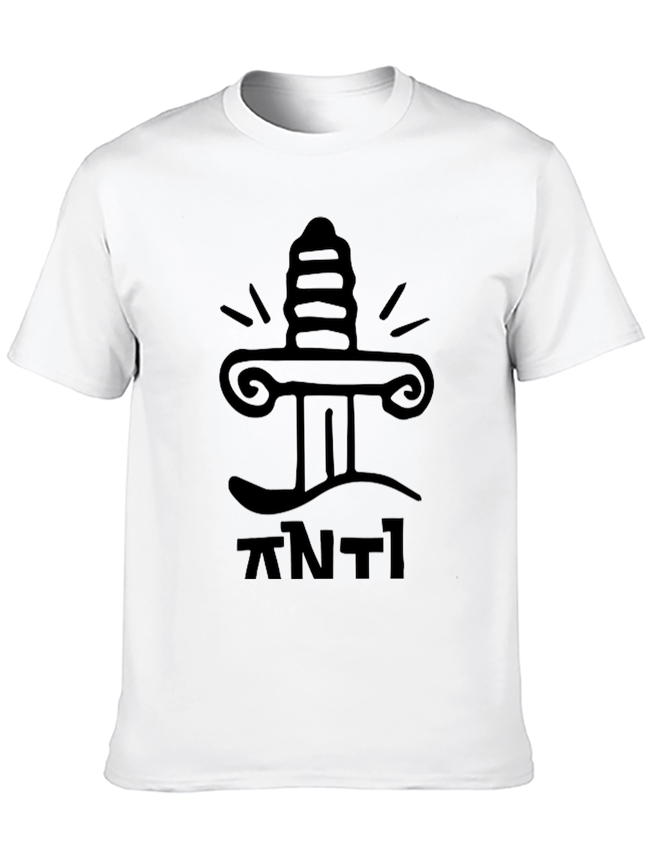 Anti Dagger Graphic T-Shirt - Edgy Streetwear Tee