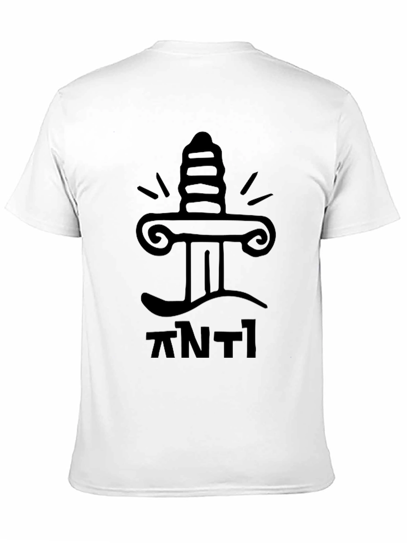 Anti Dagger Graphic T-Shirt - Edgy Streetwear Tee