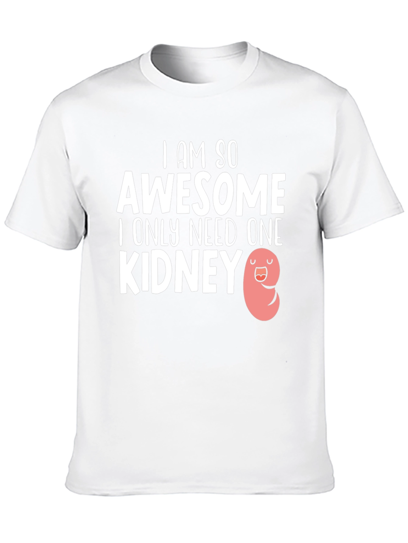 Awesome One Kidney Black T-Shirt