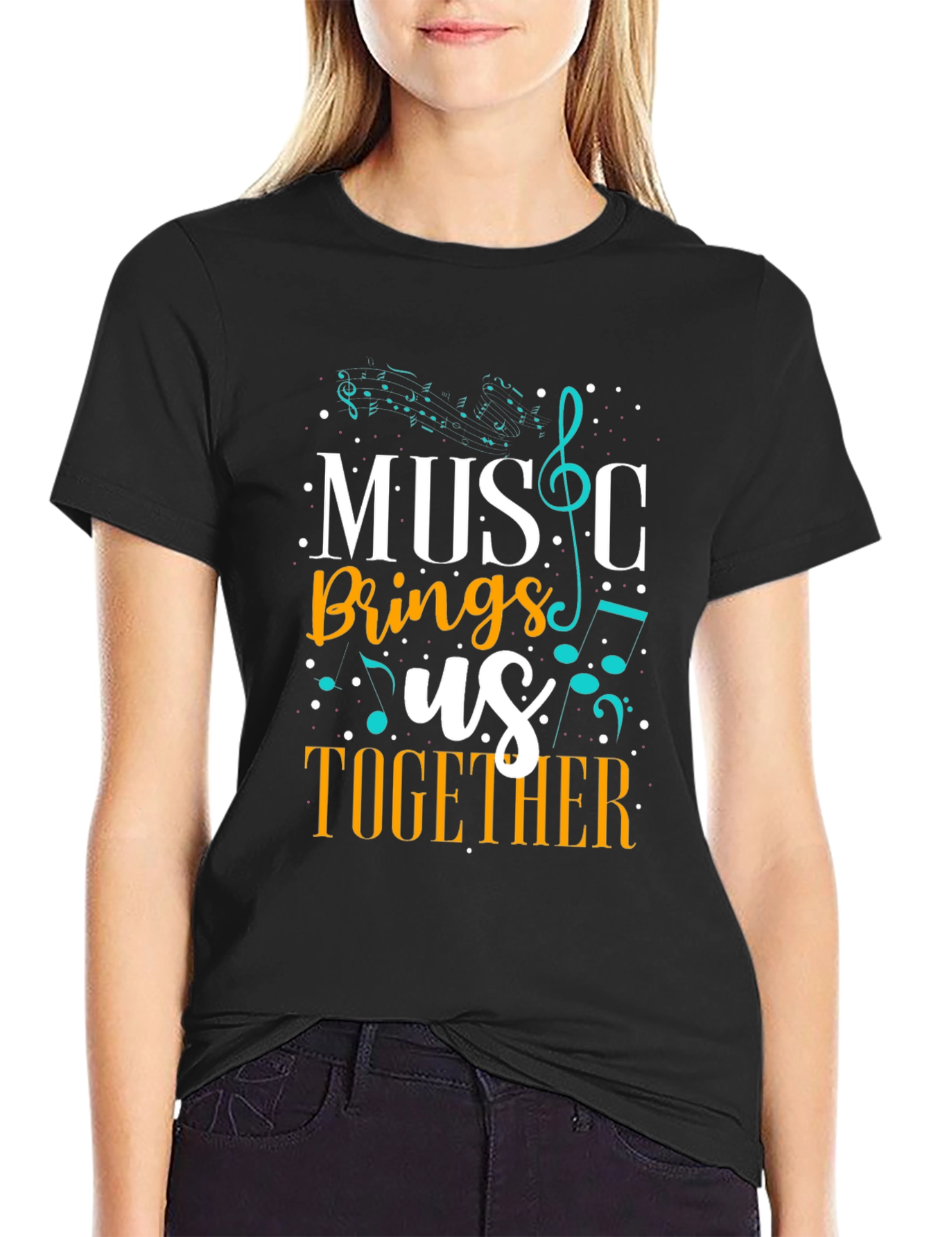 Music Brings Us Together Graphic Tee