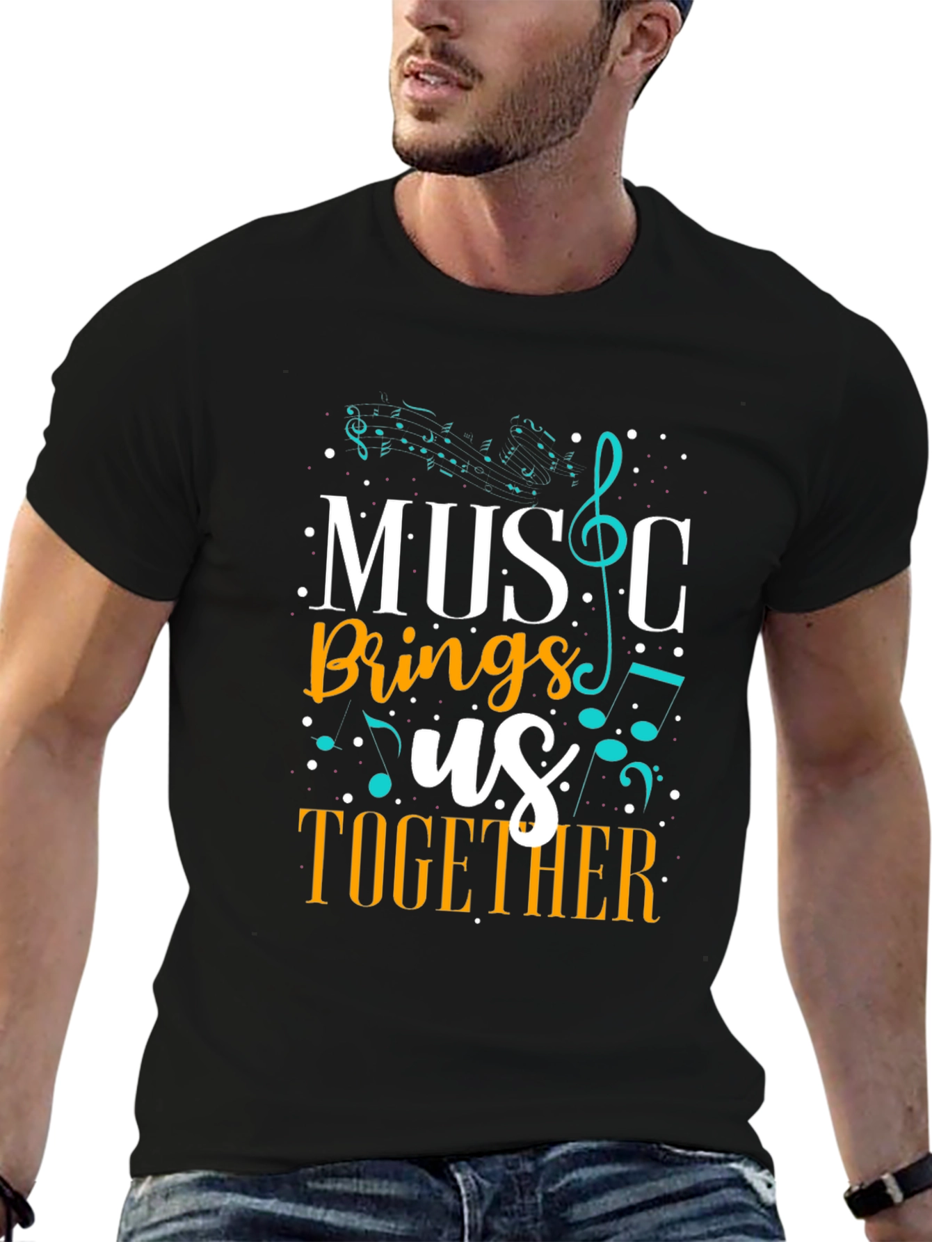 Music Brings Us Together Graphic Tee