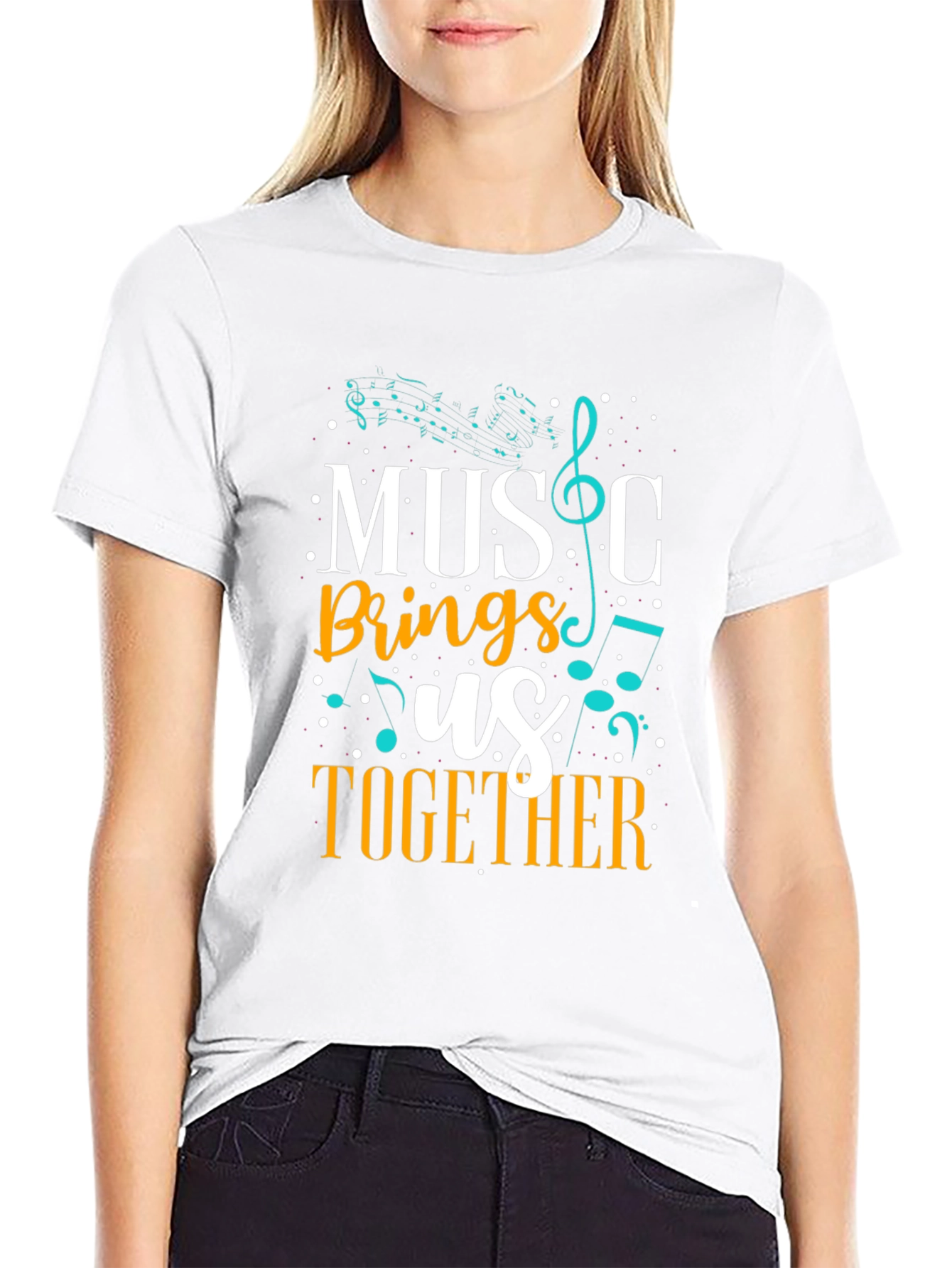 Music Brings Us Together Graphic Tee
