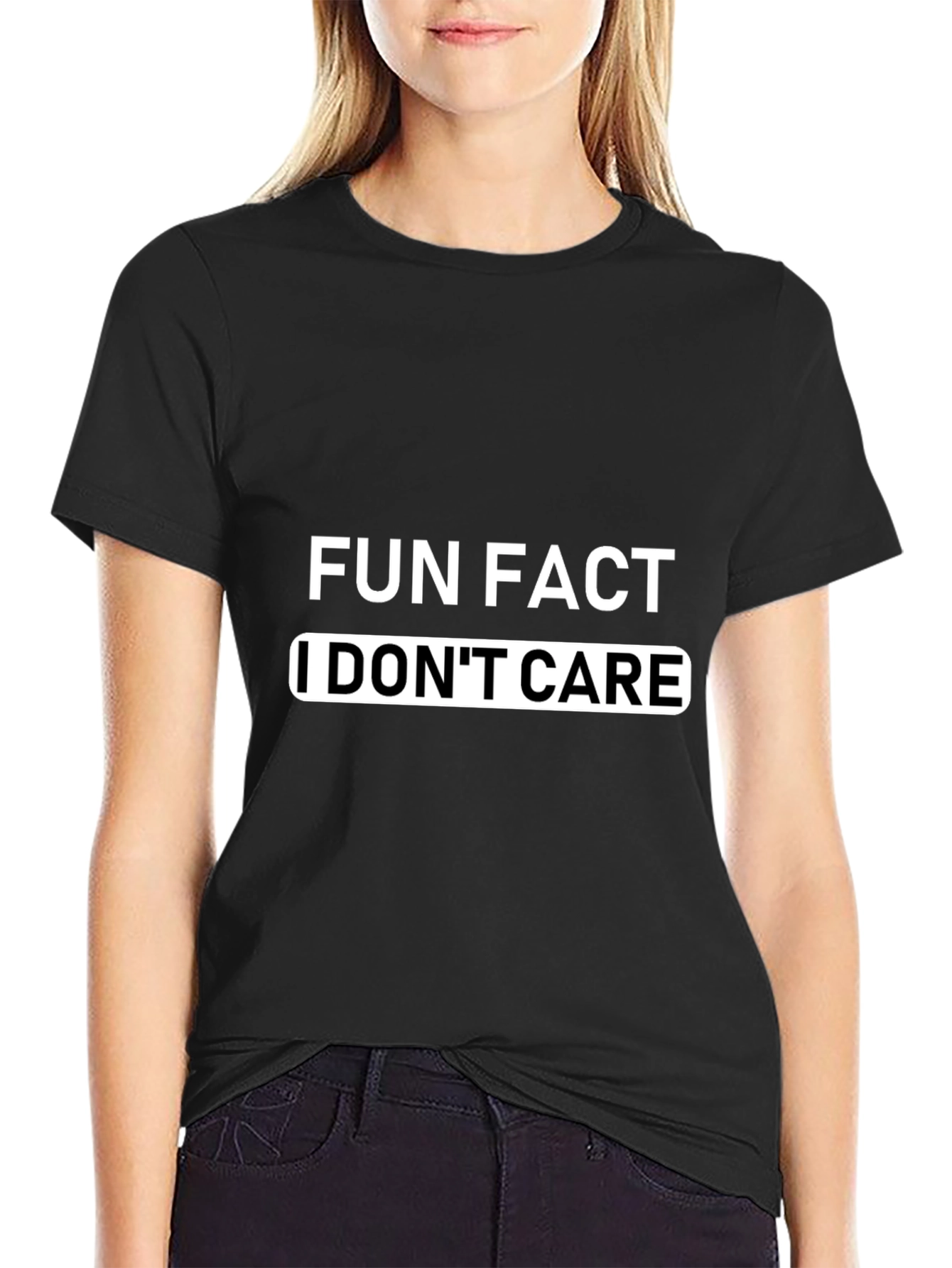 Fun Fact I Dont Care Graphic T-Shirt
