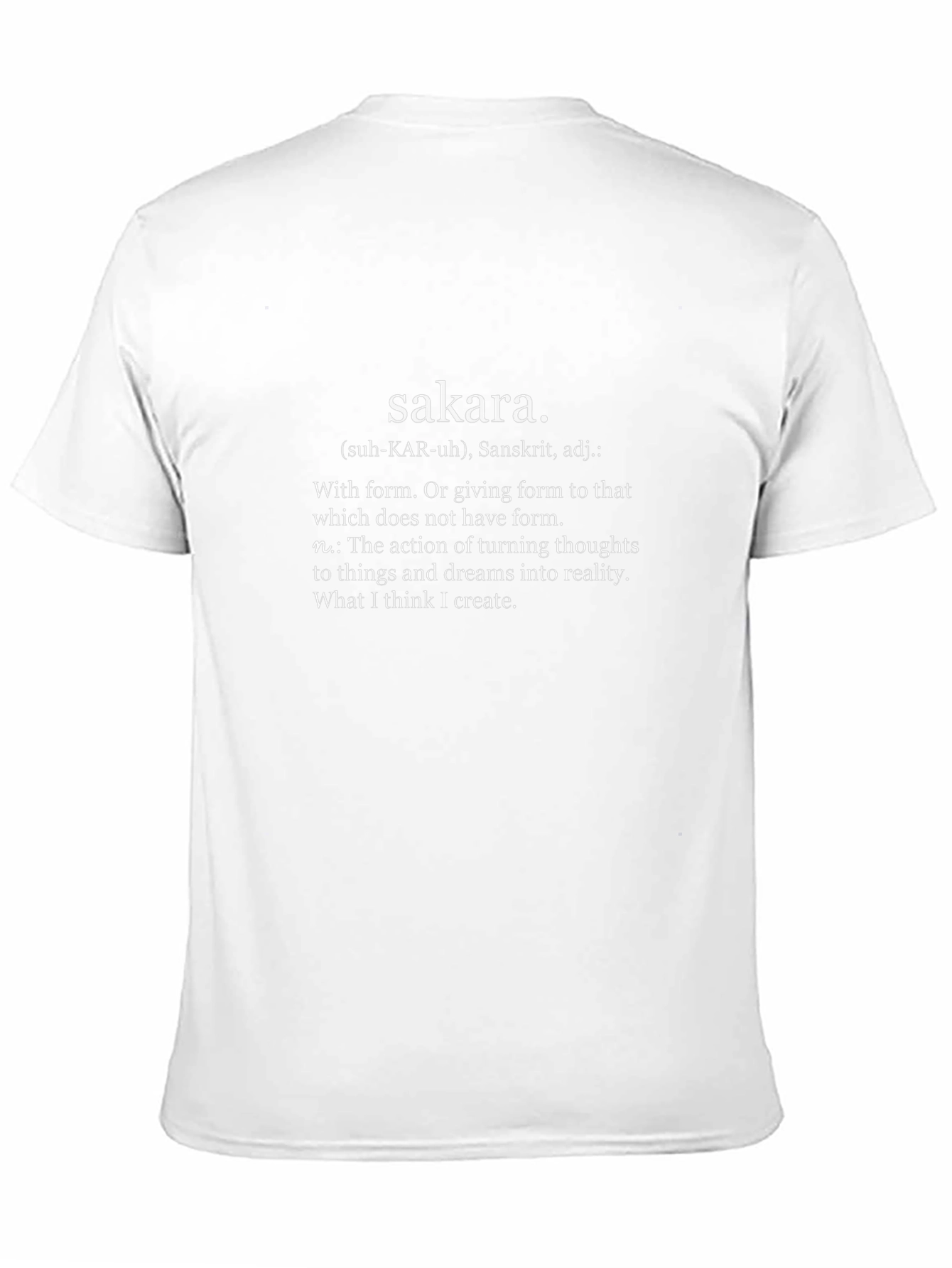 Sakara Definition Graphic Tee - Turning Thoughts into Reality