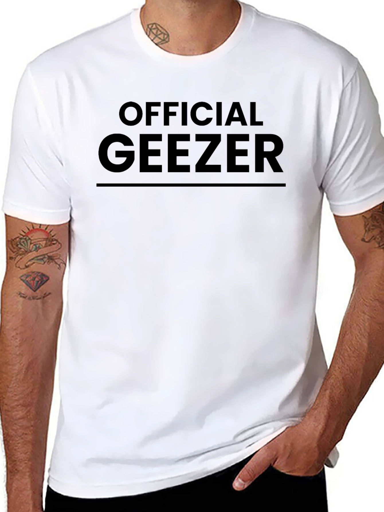 Official Geezer Black T-Shirt